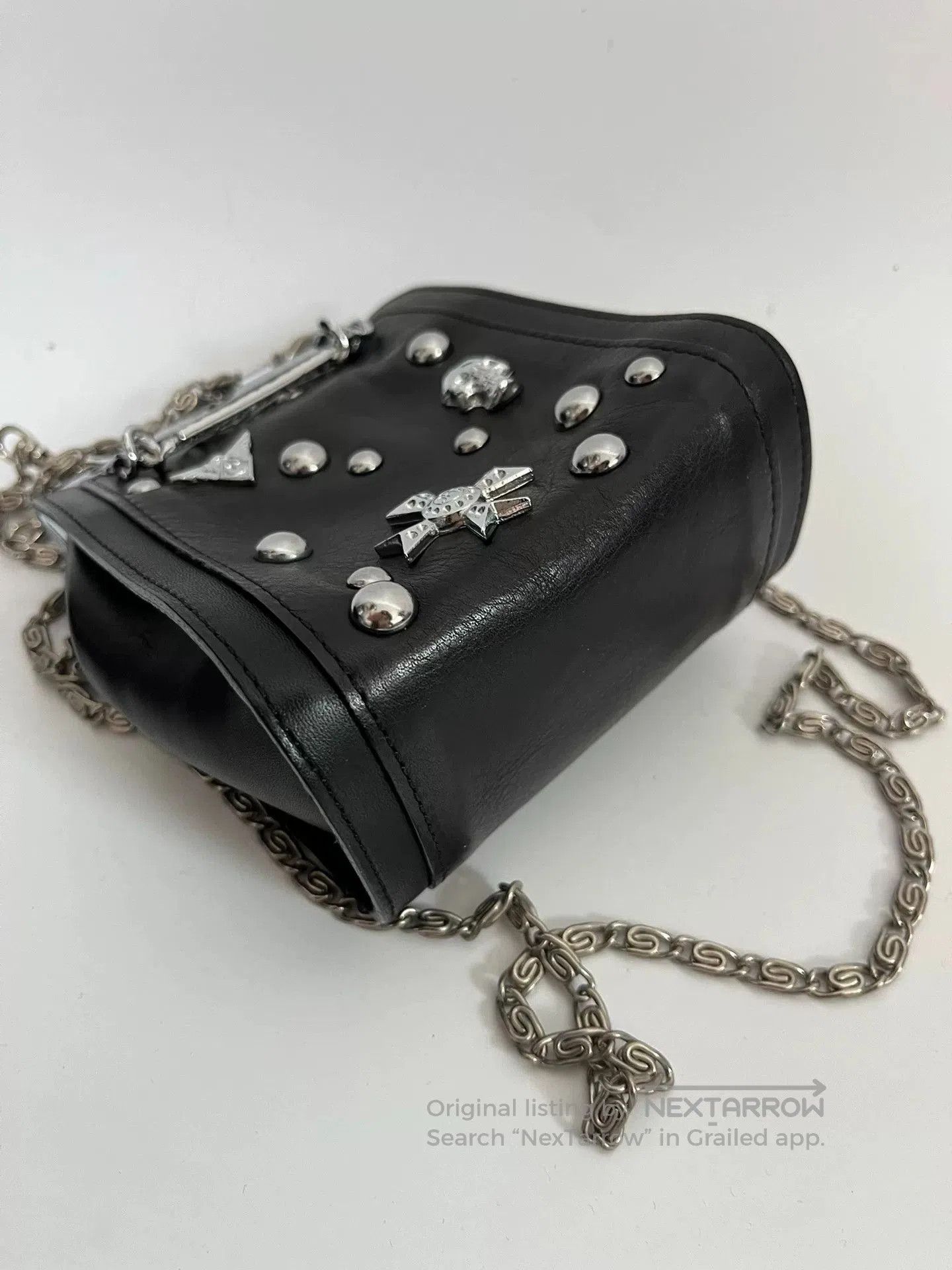 Jean Paul Gaultier Jean Paul Gaultier Rivet Chain Mini Bag. Size ONE SIZE - 3 Thumbnail