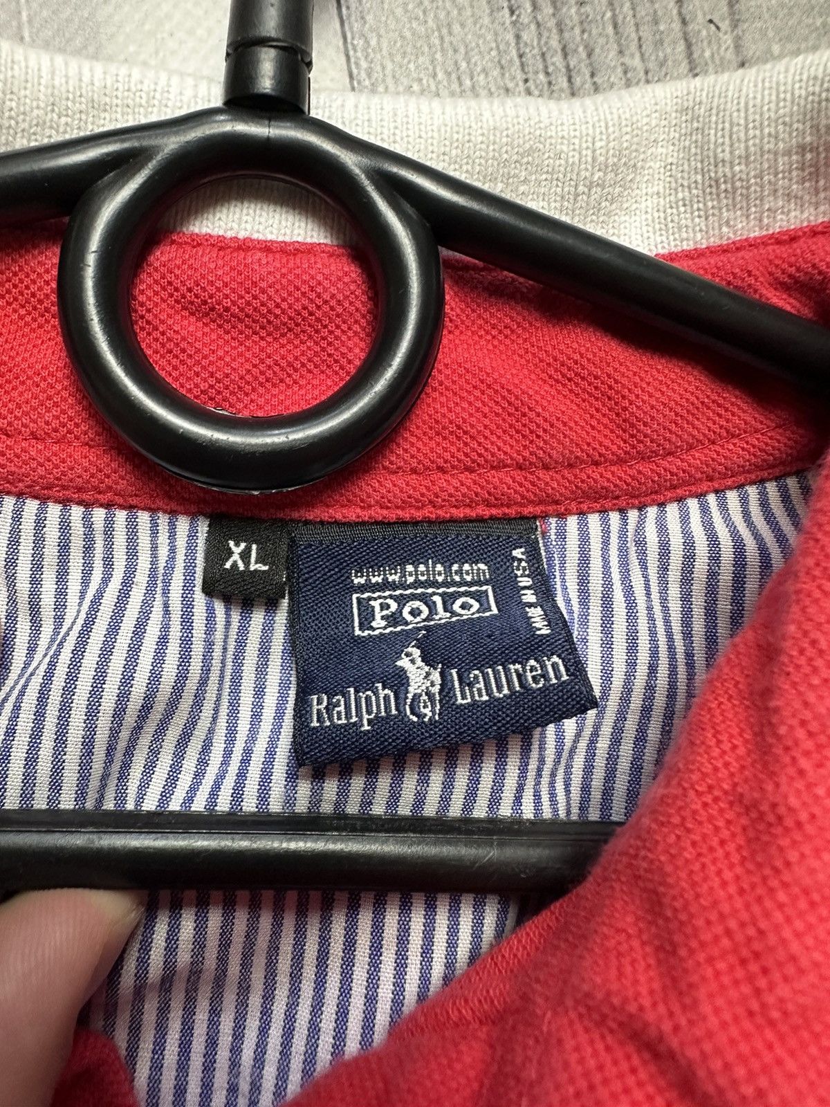 Vintage Vintage polo Ralph Lauren size L big logo Size US L / EU 52-54 / 3 - 4 Thumbnail