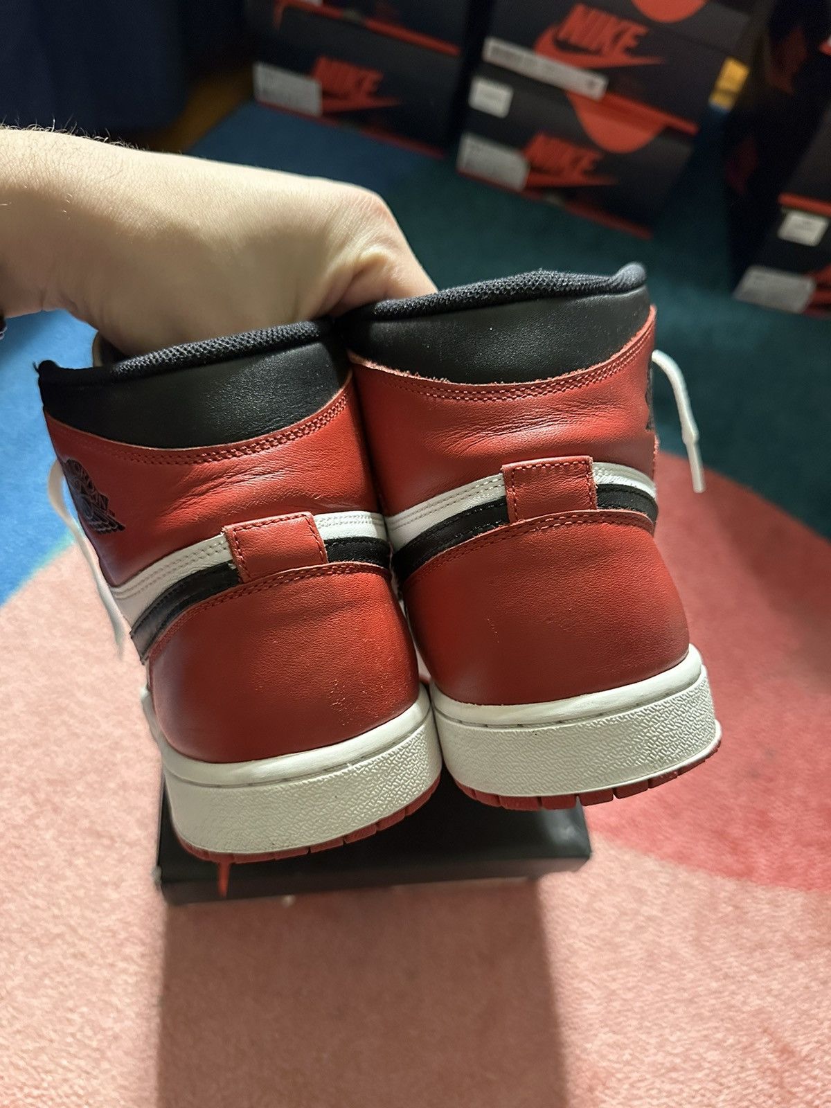 Jordan Brand Jordan 1 Retro “Black Toe” 2013 Size US 11.5 / EU 44-45 - 6 Thumbnail