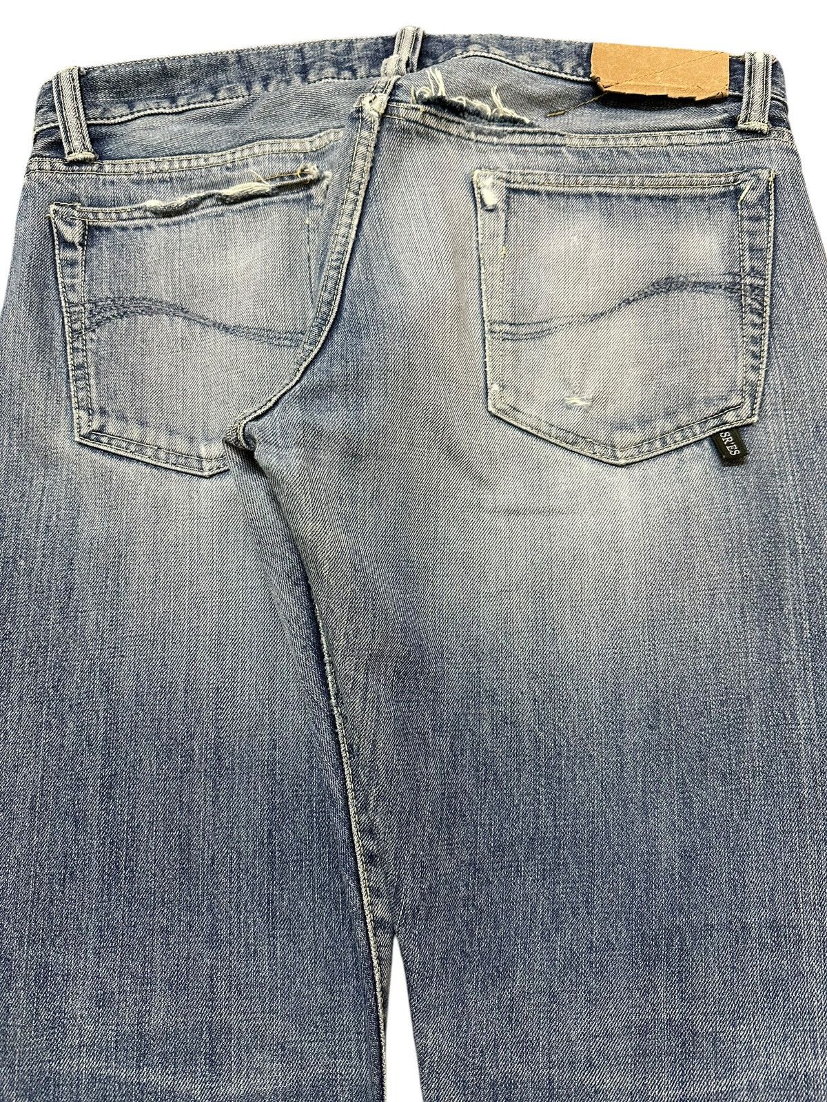 Other Vintage Japanese Brand Blue Faded Wash Style Jeans Size US 34 / EU 50 - 6 Thumbnail