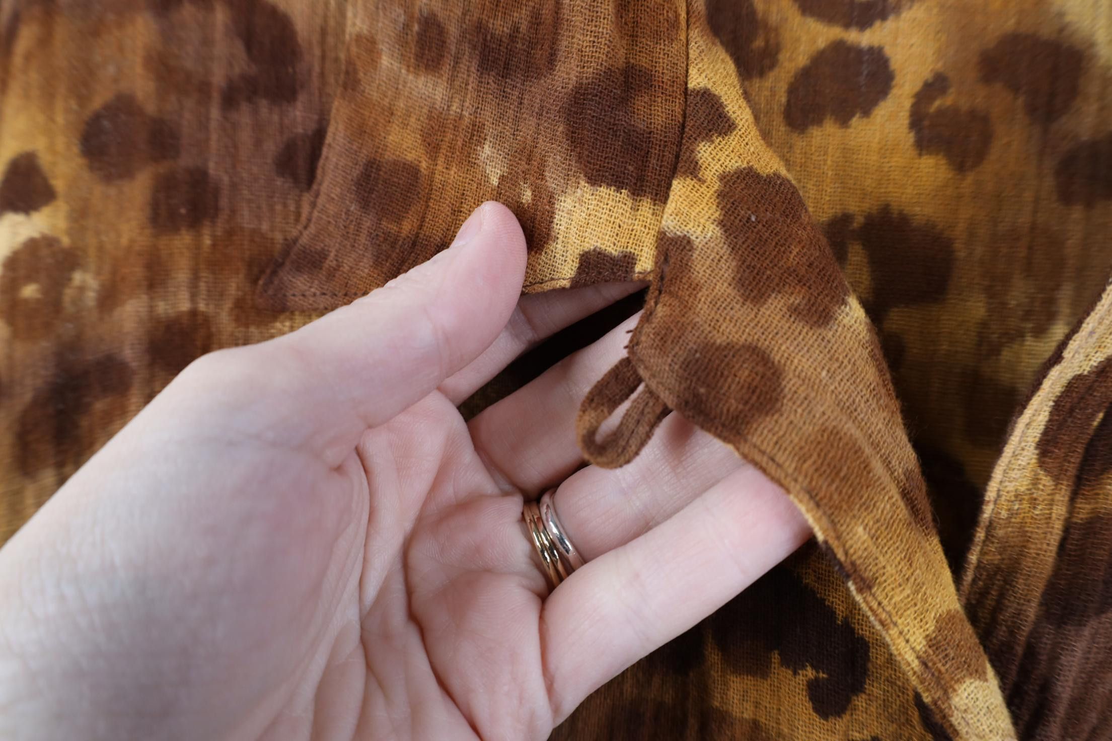 Vintage Vintage 90s Babydoll Cotton Leopard Cheetah Button Shirt Size XL / US 12-14 / IT 48-50 - 5 Thumbnail