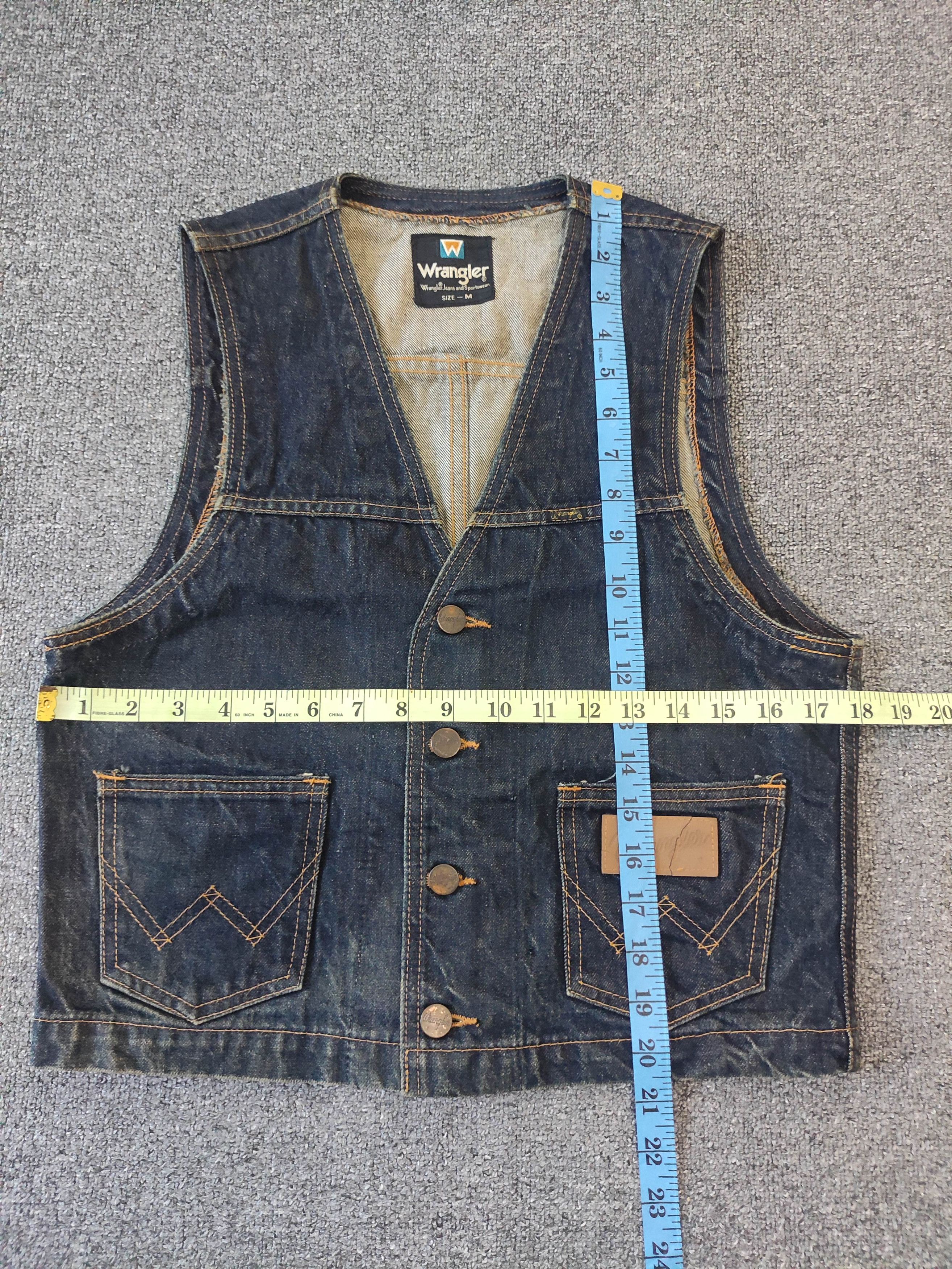 Wrangler Vintage Wrangler Denim Vest Size M / US 6-8 / IT 42-44 - 8 Thumbnail