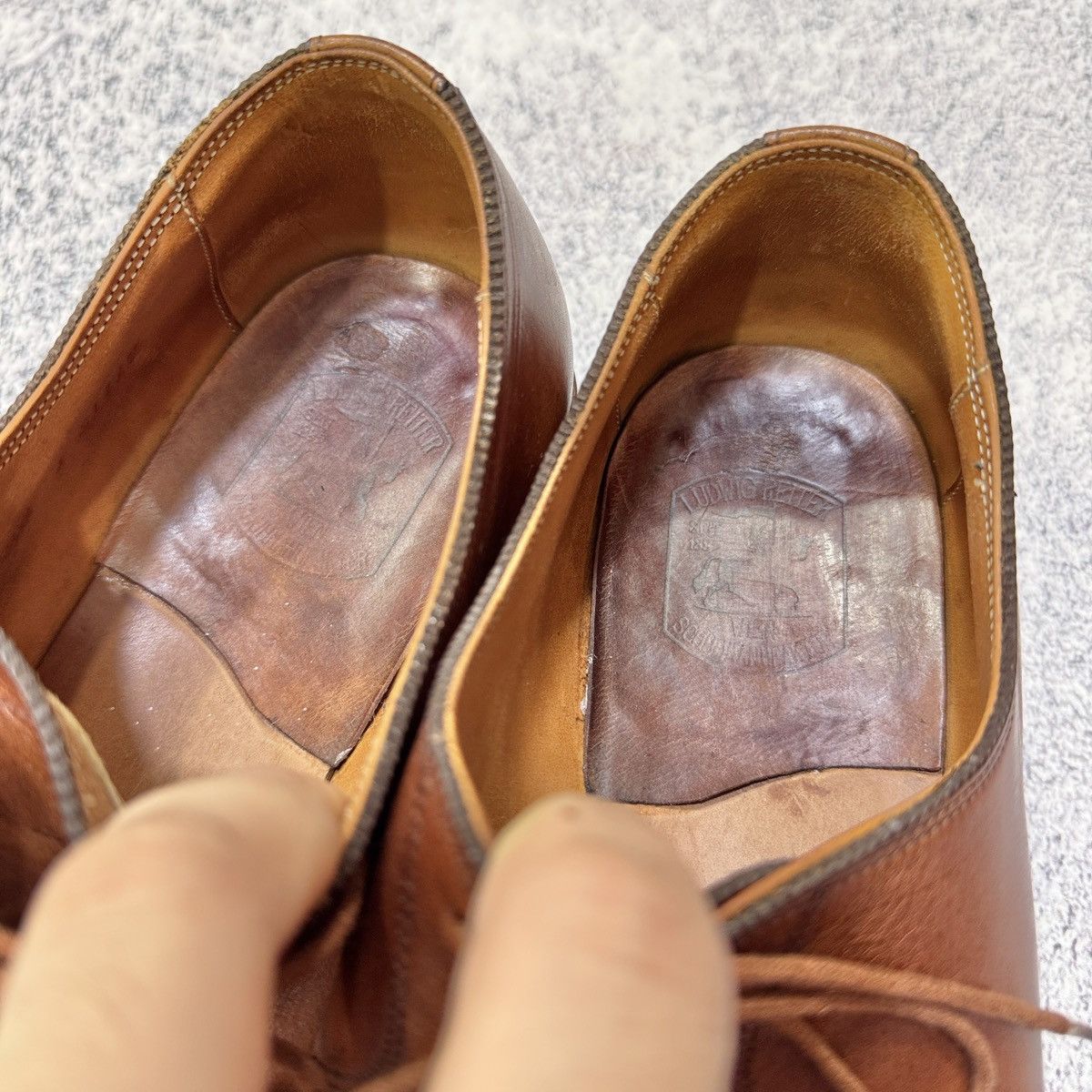 Ludwig Reiter Ludwig Reiter Tan Brown Norweger Derbies US9 UK8 EU42 27cm Size US 9 / EU 42 - 13 Thumbnail