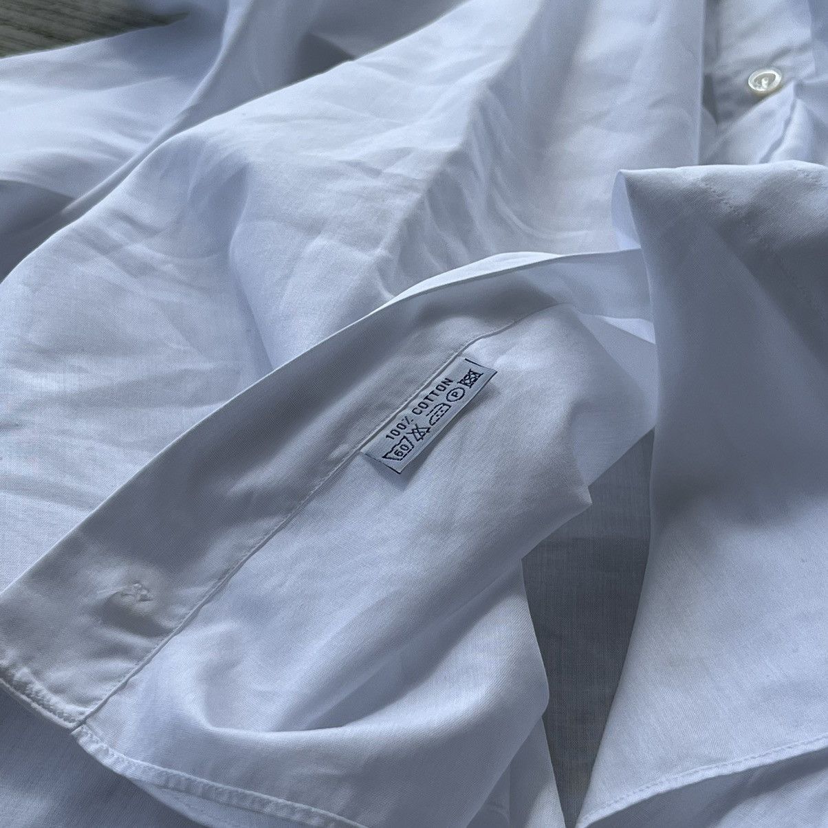 Brioni ☁️ Brioni for Weinberg Vintage White Shirt Button Ups Size US XL / EU 56 / 4 - 6 Thumbnail