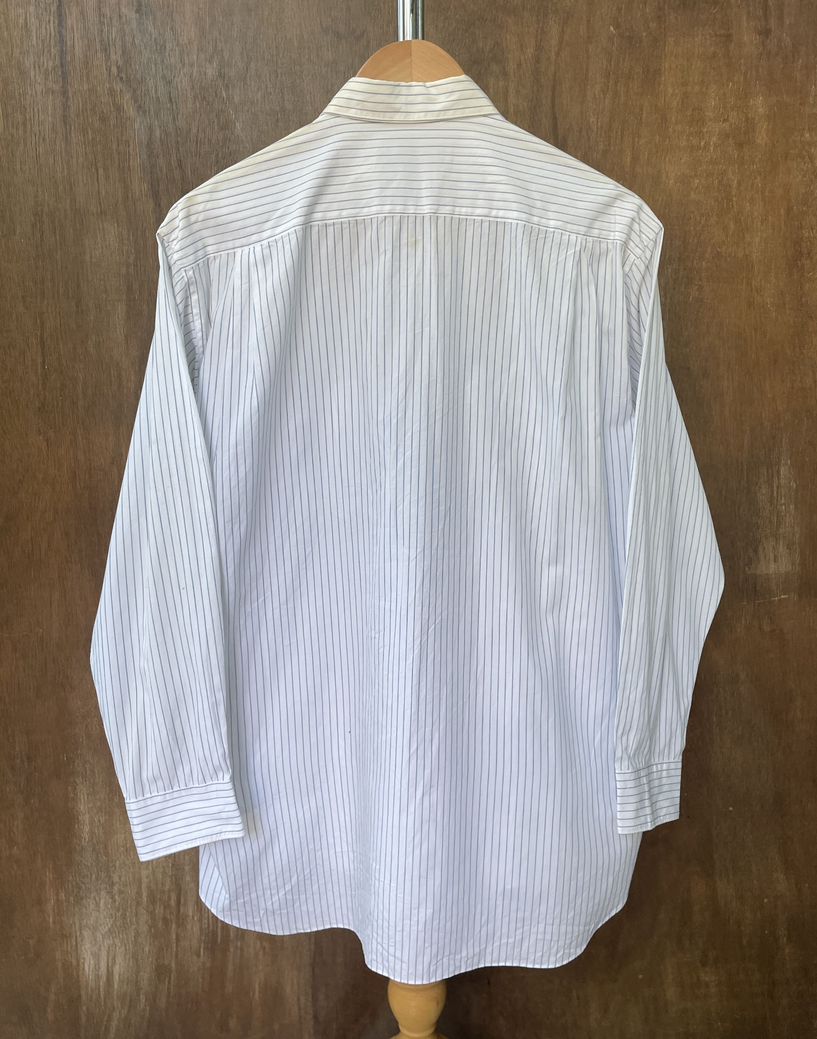Comme des Garcons Homme Deux COMME des GARCONS HOMME DEUX 1989 Stripped Shirt Size US S / EU 44-46 / 1 - 5 Thumbnail