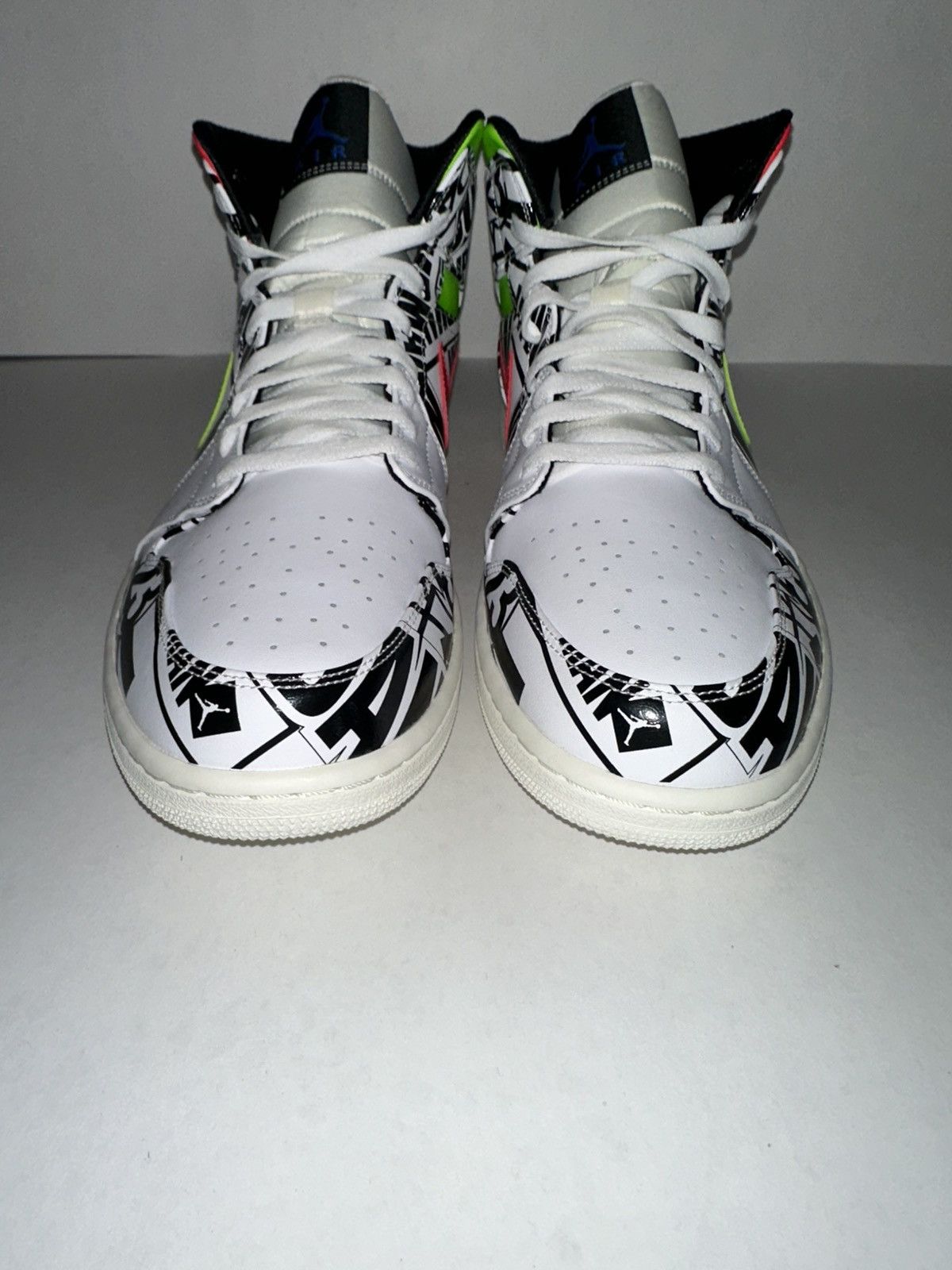 Jordan Brand DS Jordan 1 Mid “All Over Logos” Size US 15 / EU 48 - 4 Thumbnail