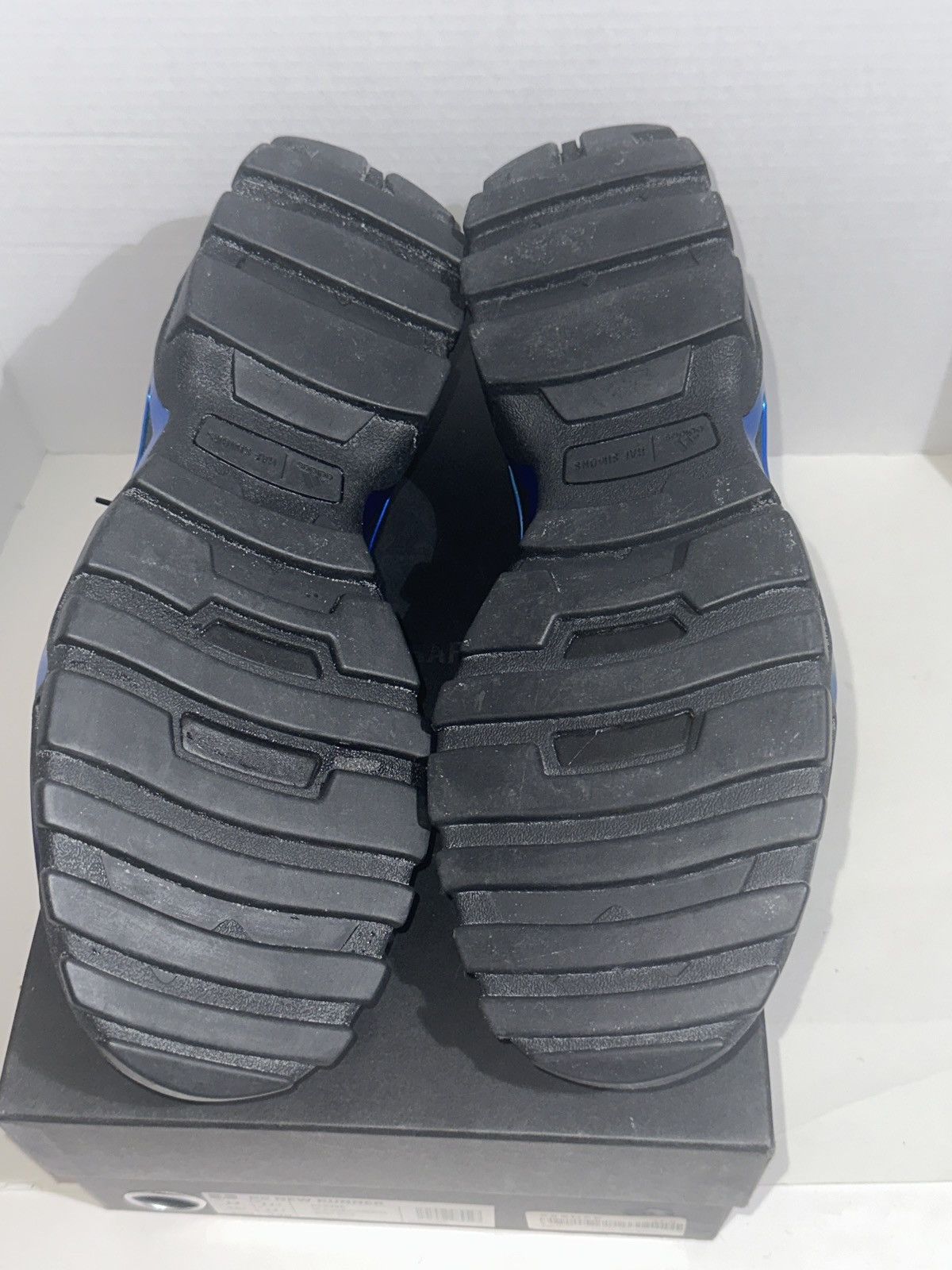 Adidas × Raf Simons RAF Simons New Runner Black/Metallic Blue DS US12 Size US 12 / EU 45 - 6 Thumbnail