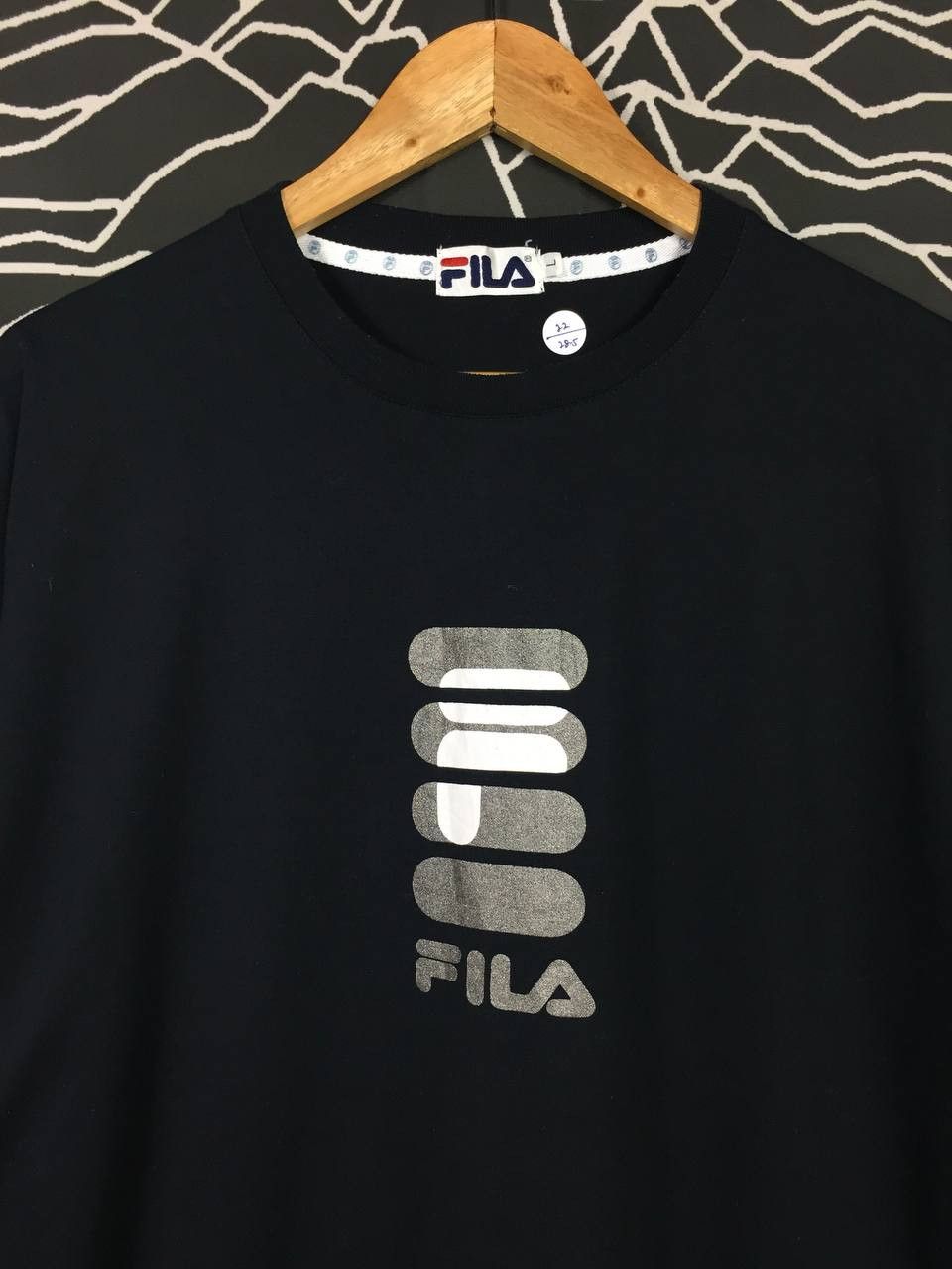 Fila × Vintage Fila Center Logo Casual Brand Essential Tee Size US L / EU 52-54 / 3 - 3 Thumbnail