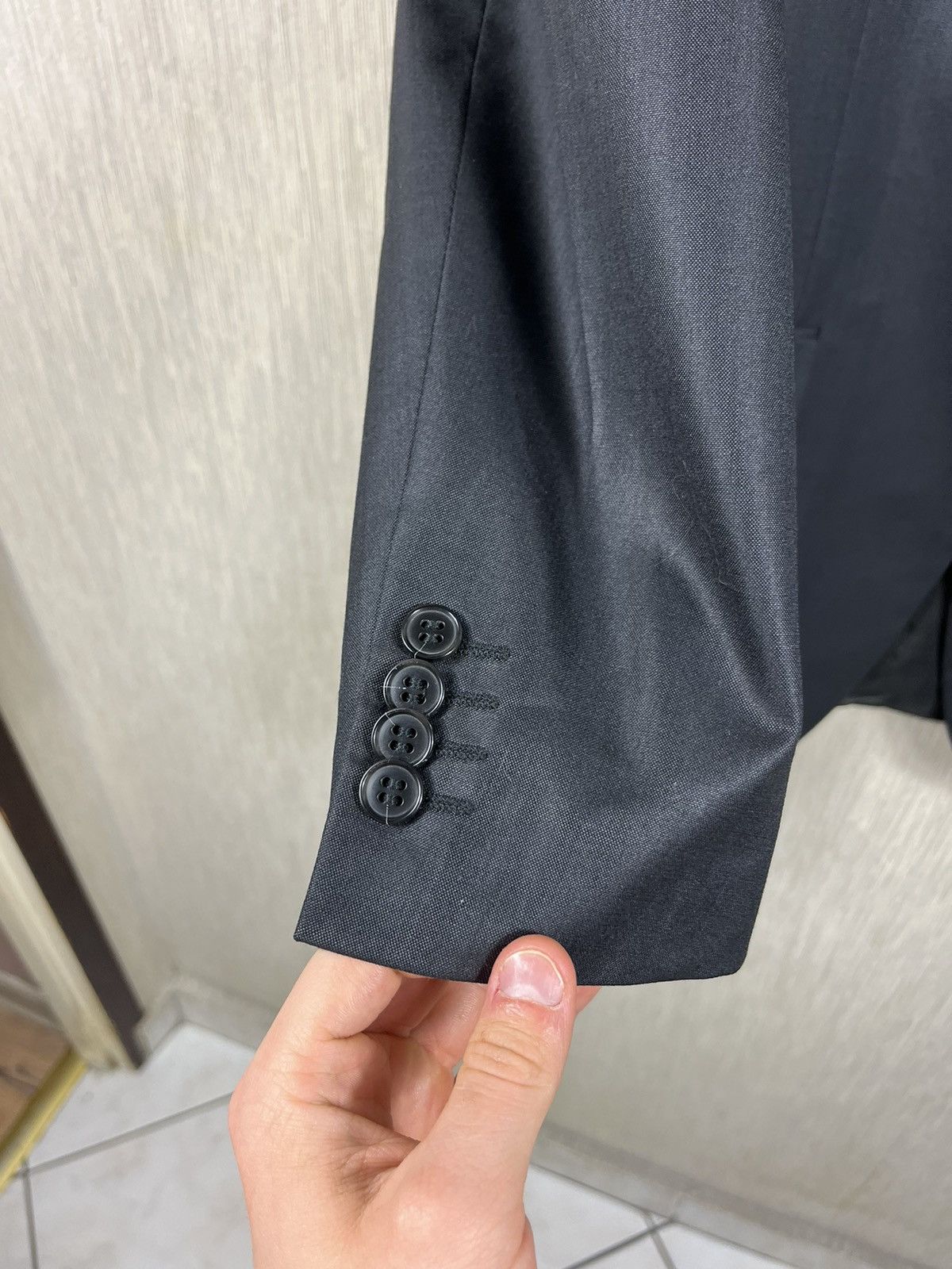 Ermenegildo Zegna × Z Zegna Ermenegildo Z Zegna wool blazer jacket shiny calico fabric Size 50R - 8 Thumbnail