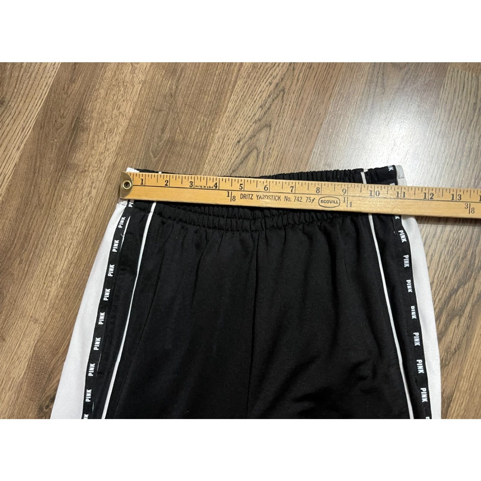 Victoria's Secret Victoria's Secret Pants Women's Size XS Black White Solid Sweatpants Pull On Size 26" / US 2 / IT 38 - 6 Thumbnail