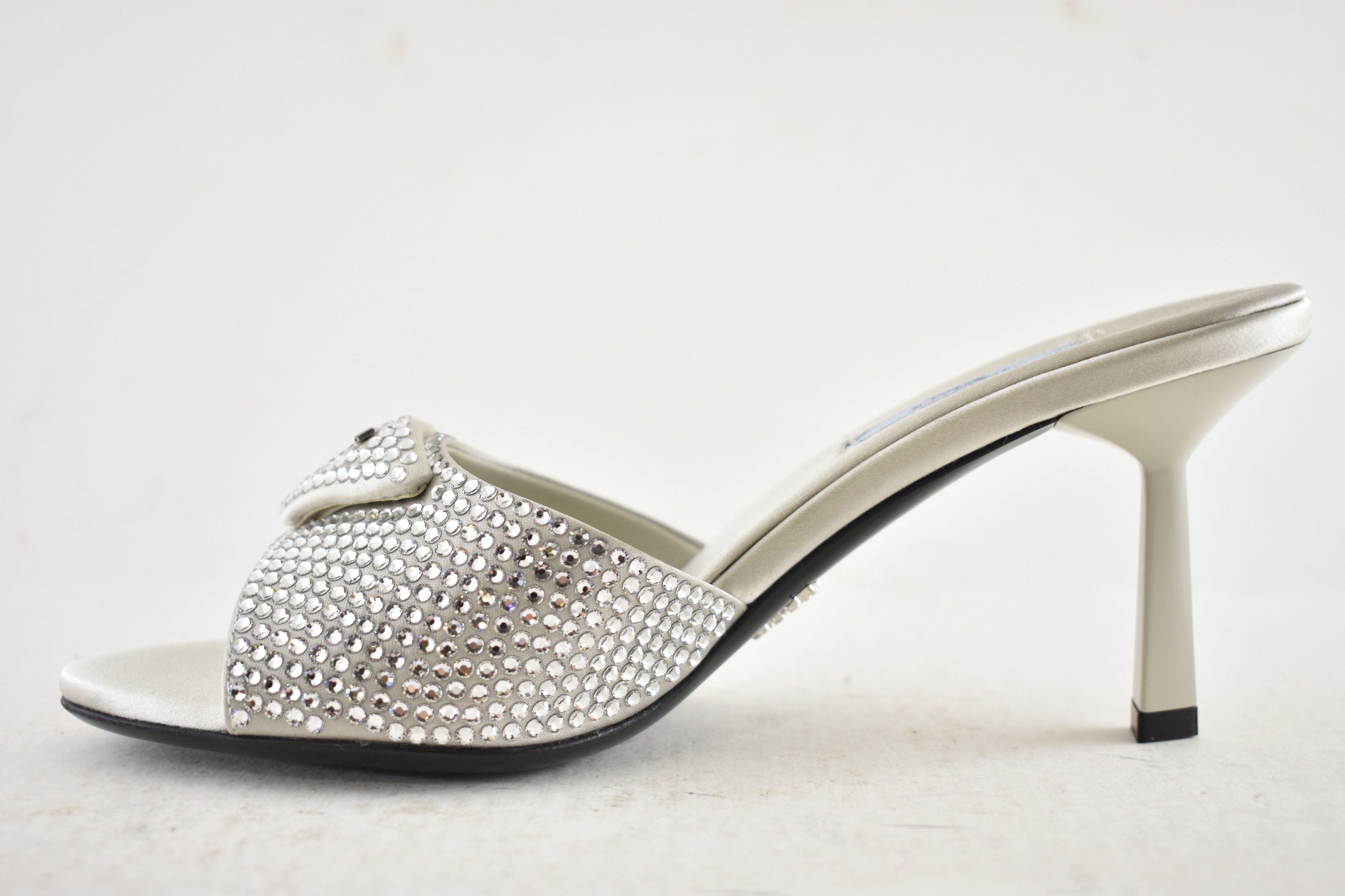 Prada Prada Crystal Stiletto Perla Backless Sandal Mule Heel 36 Size US 6 / IT 36 - 14 Thumbnail