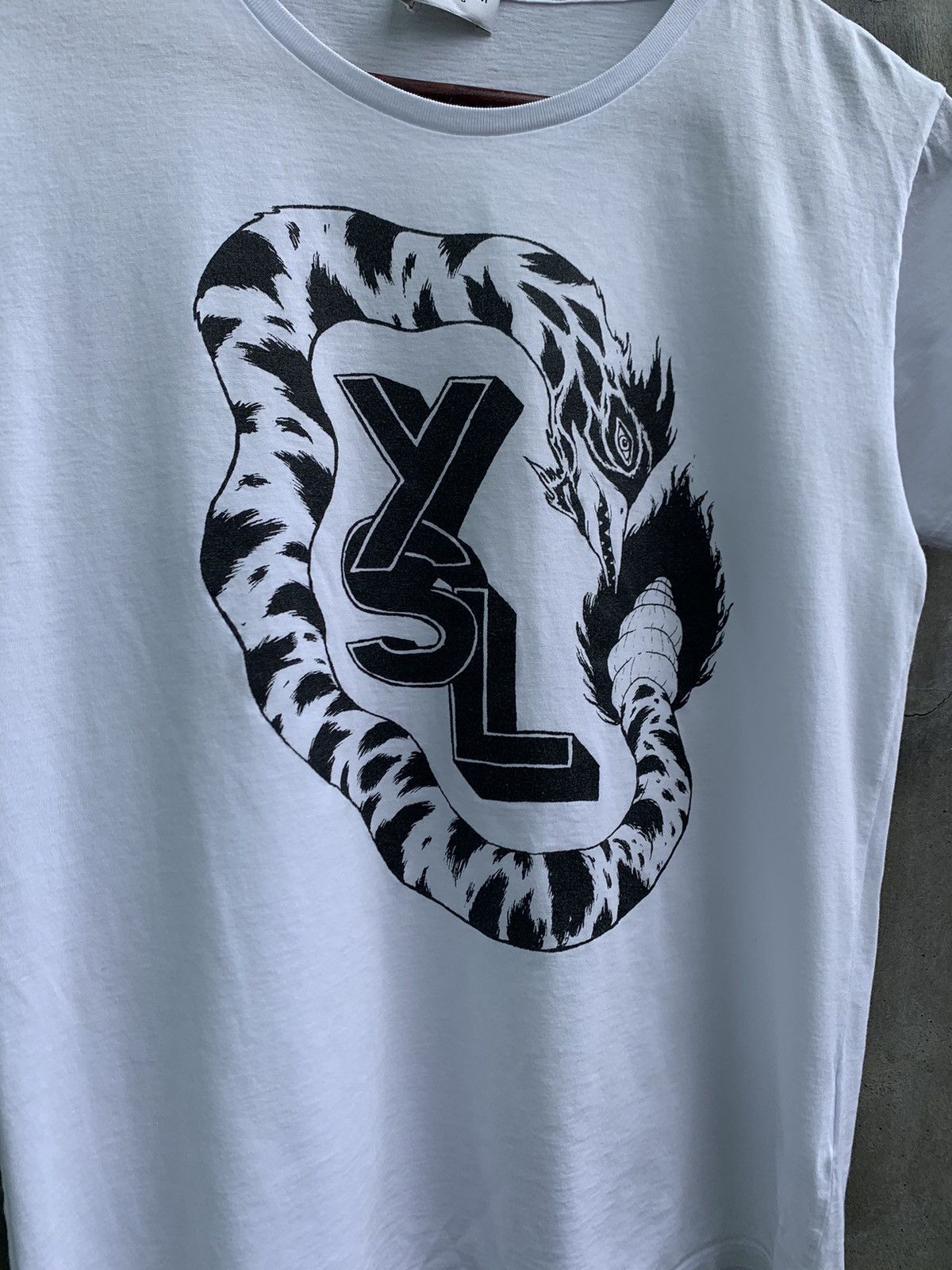 Saint Laurent Paris Rattlesnake Tee Size S / US 4 / IT 40 - 2 Thumbnail