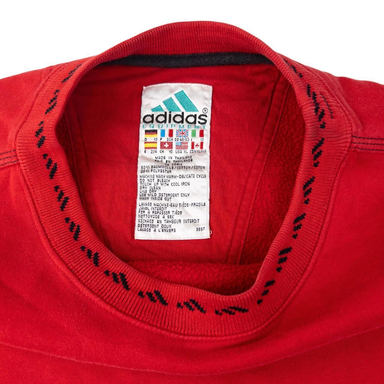 Adidas Vintage Adidas Equiptment Embroidered Sweatshirt Size XL Size US XL / EU 56 / 4 - 5 Thumbnail