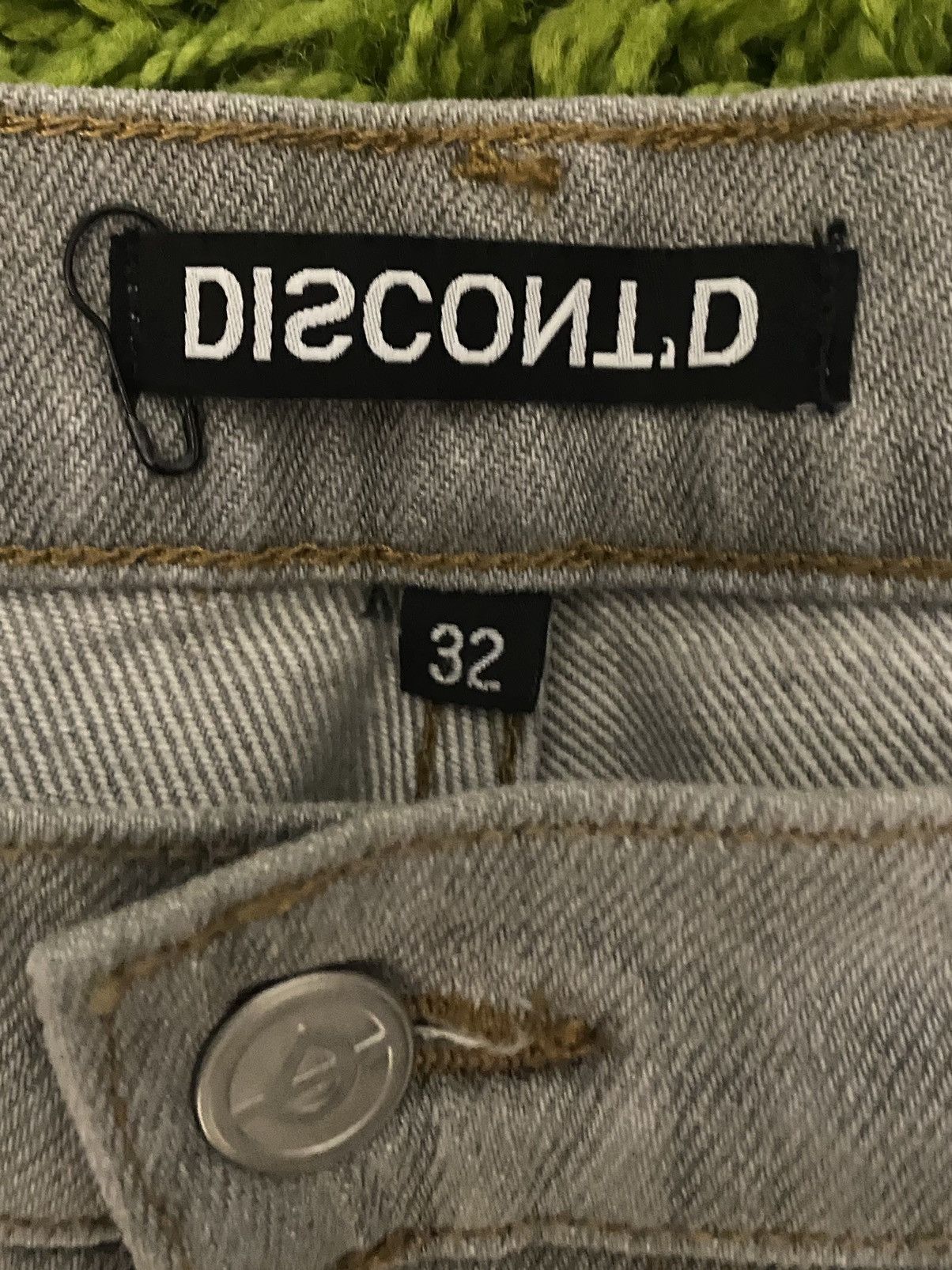 Japanese Brand Discontd Baggy Denim Bleach Size ONE SIZE - 2 Thumbnail