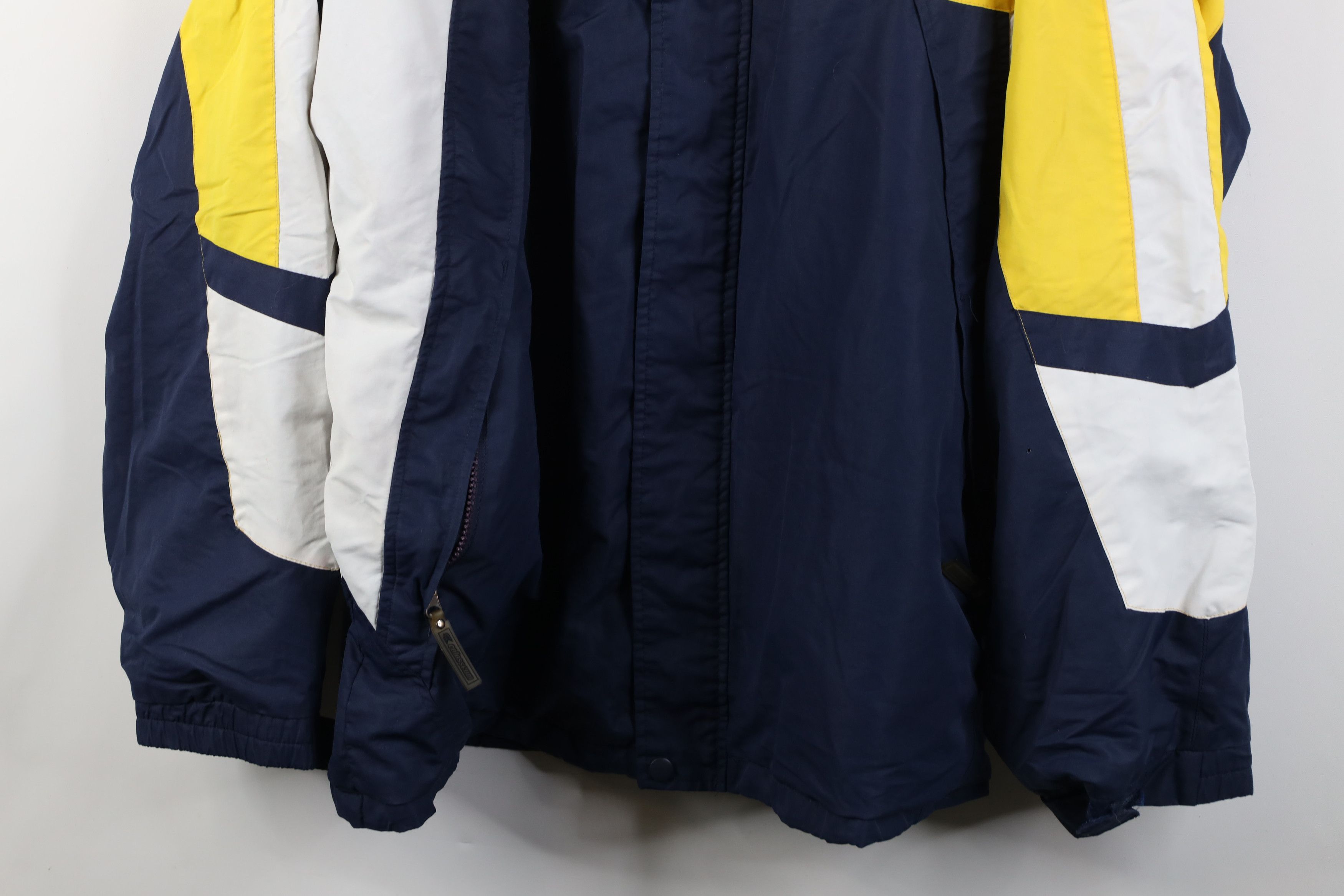 Vintage Vintage 90s Lined University of Michigan Full Zip Jacket Size US XXL / EU 58 / 5 - 3 Thumbnail