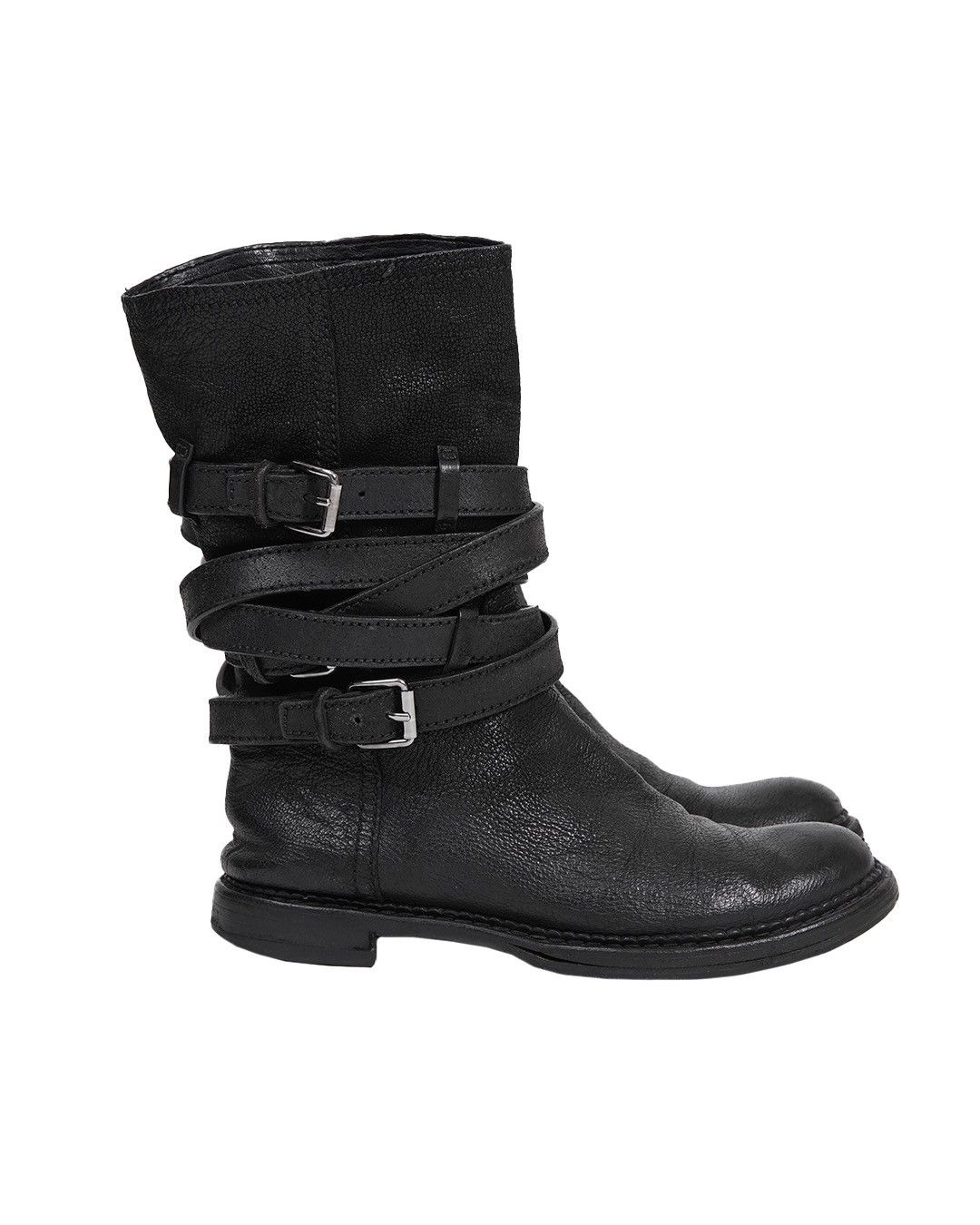 Miu Miu Miu Miu Black Buckle Boots Size US 9 / IT 39 - 1 Thumbnail