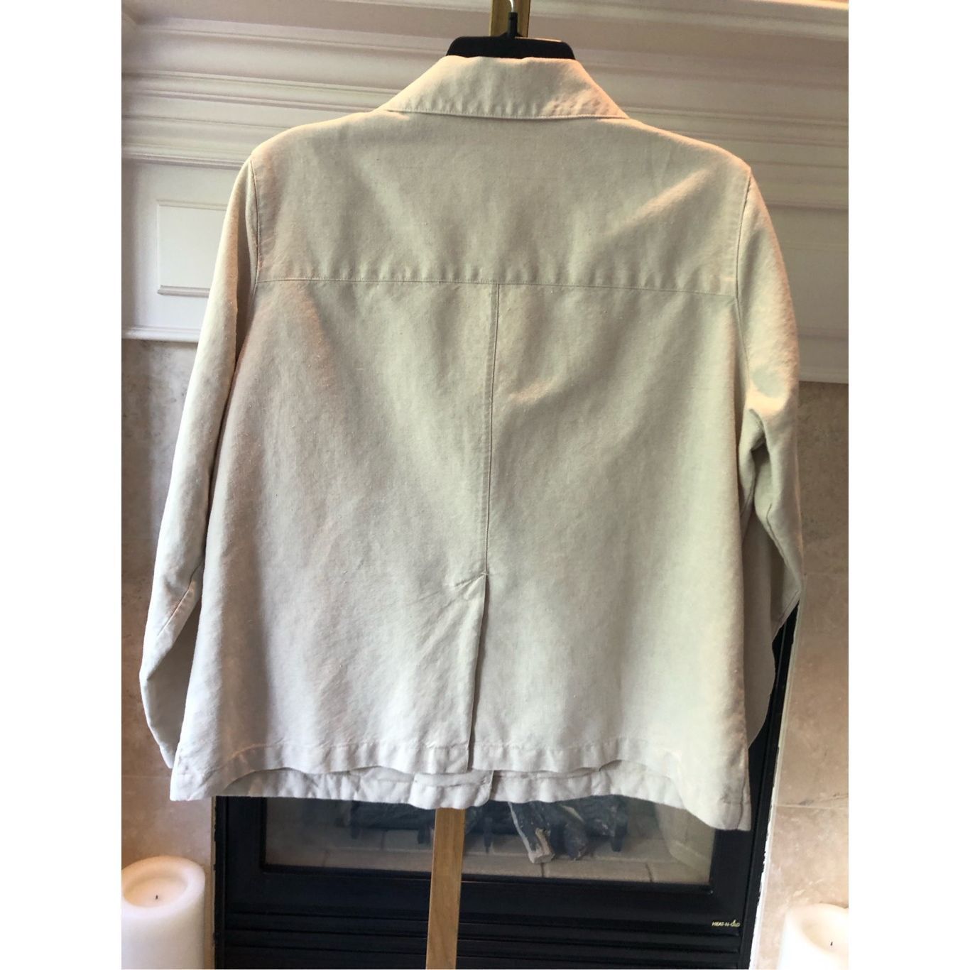 L.L. Bean L.L. Bean Women’s Cream Tan Elegant Three Button Up Blazer S Size XL / US 12-14 / IT 48-50 - 2 Thumbnail