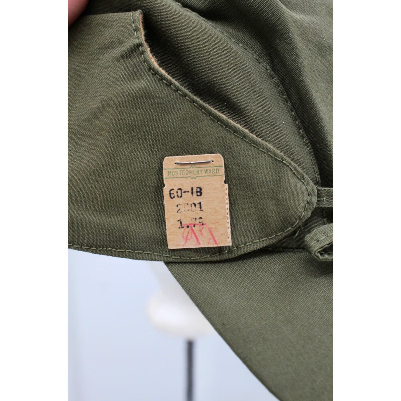Vintage VINTAGE Men's VTG NOS 1930s Olive Green Hunter Outdoor Cap Sz 7 1/4 Hat 30s Cap Mens Green 30s Size ONE SIZE - 6 Thumbnail