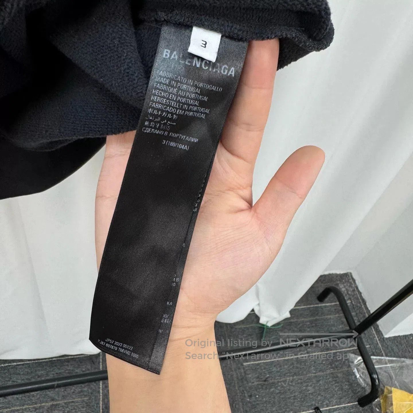 Balenciaga balenciaga washed letter print hoodie. Size US L / EU 52-54 / 3 - 6 Thumbnail