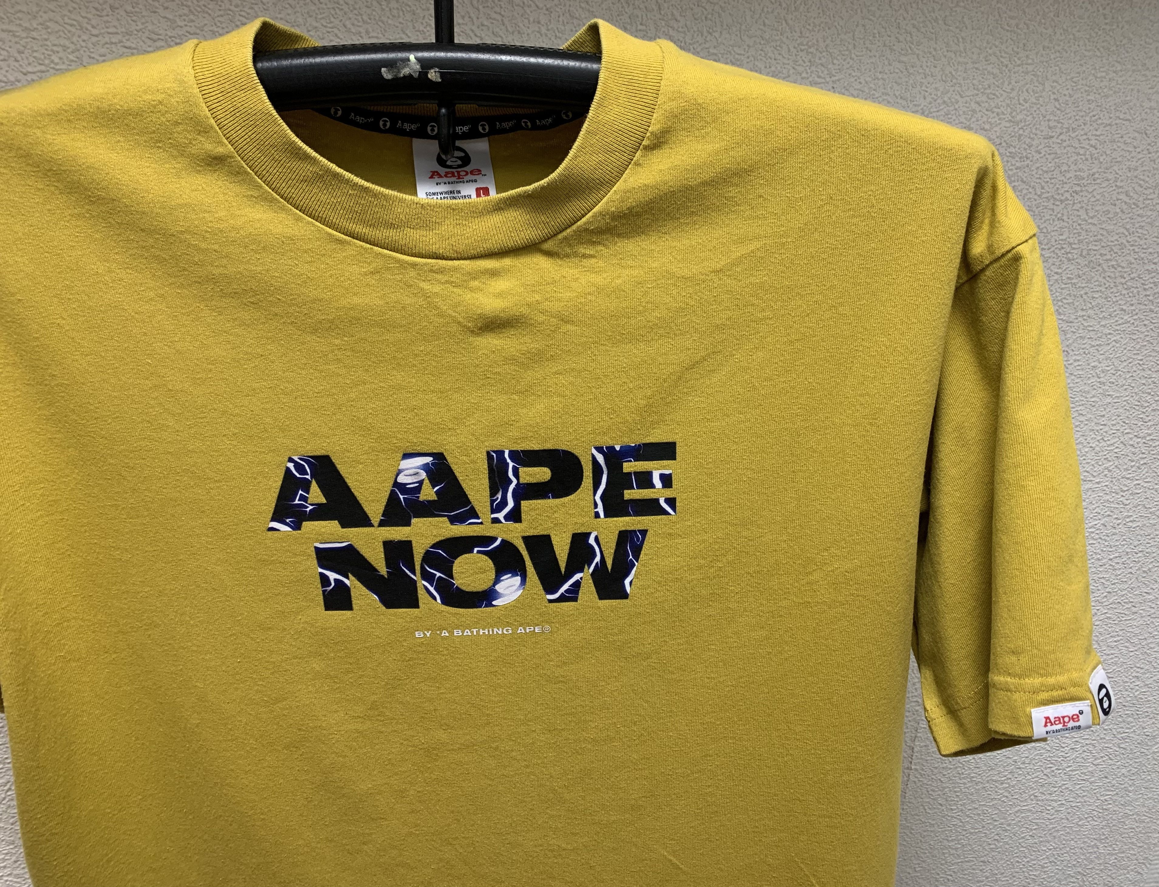 Aape Aape Now Tee yellow t-shirt Size US L / EU 52-54 / 3 - 4 Thumbnail