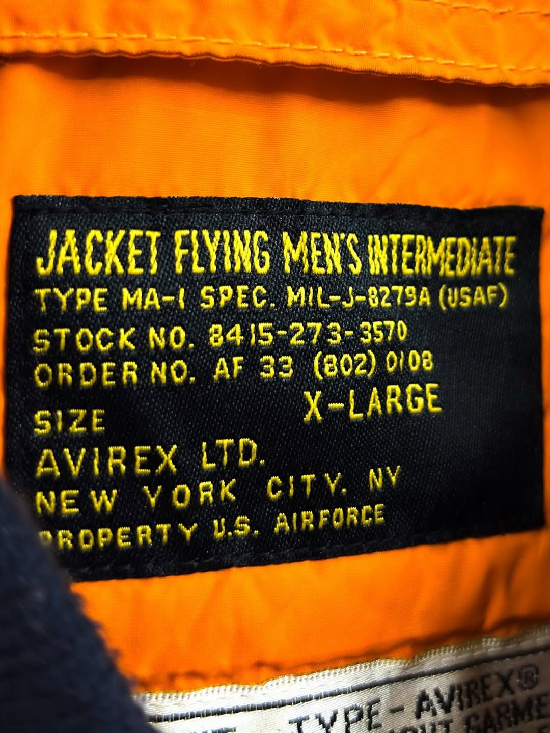 Avirex Vintage Avirex MA-1 Flight Jacket USAF Style 14th AF Size US S / EU 44-46 / 1 - 6 Thumbnail