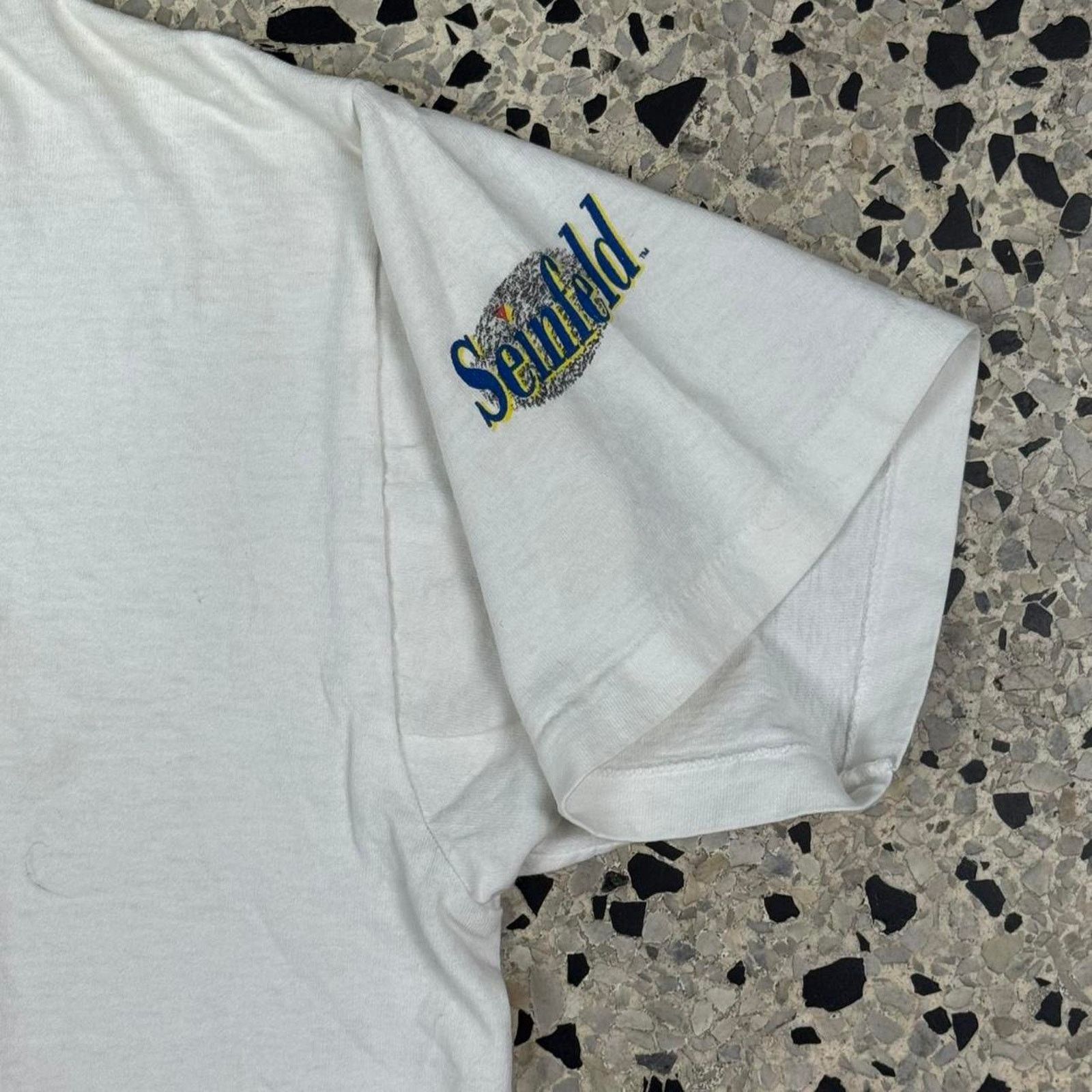Fruit Of The Loom × Vintage VINTAGE 90S SINGLE STITCH SEINFELD THE KRAMER PROMO TEE: Size US XL / EU 56 / 4 - 4 Thumbnail
