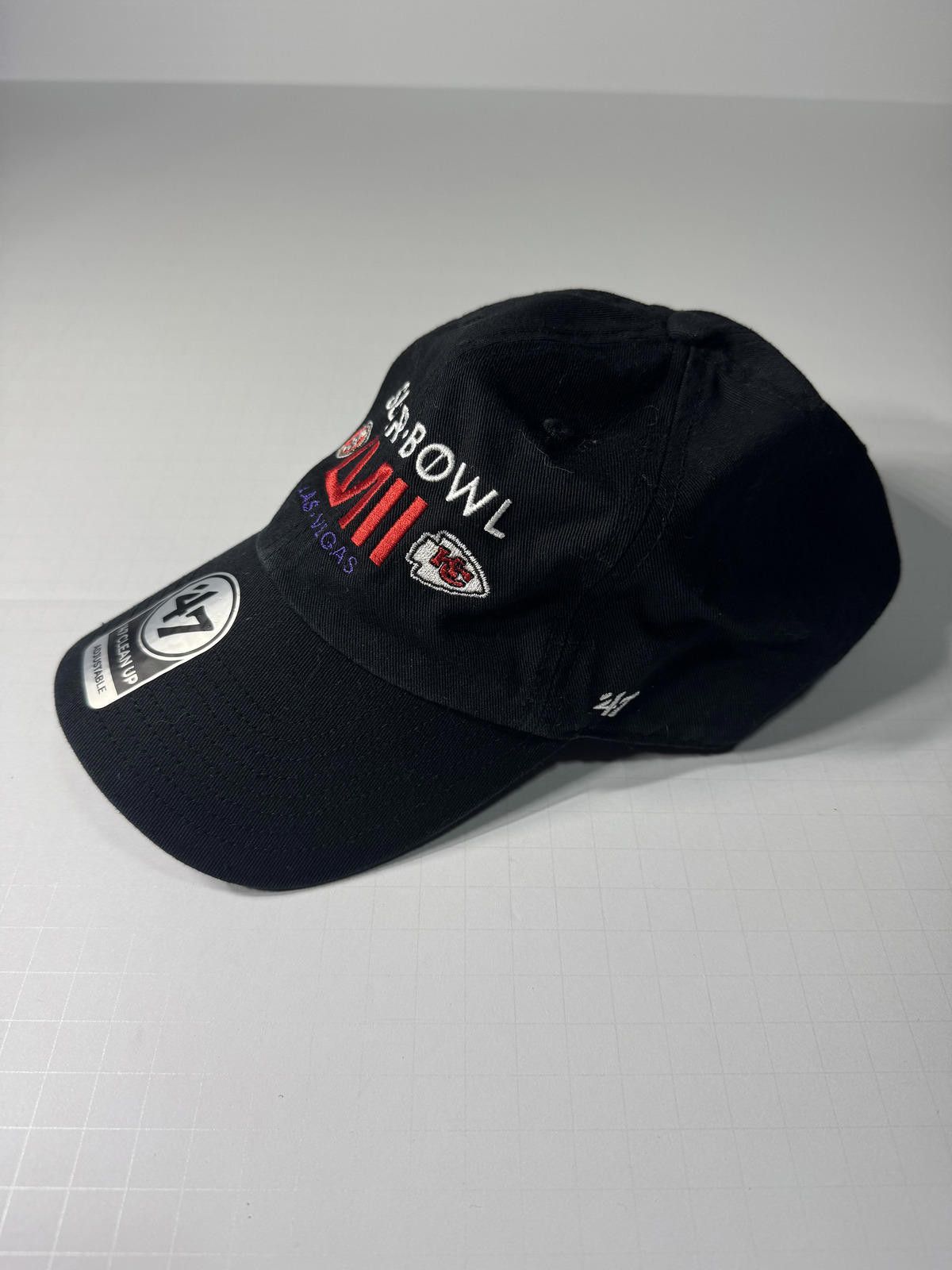 47 Brand NFL Hat Men's Black Super Bowl LVIII 47' 49ers Chiefs Size ONE SIZE - 4 Thumbnail