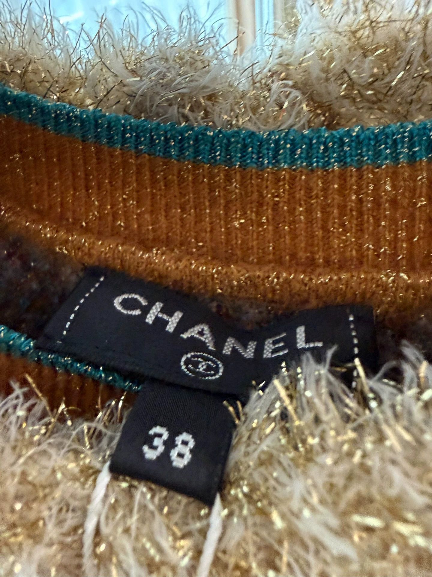 Chanel Chanel Egyptian Sweater S38 Rare Removable Collar Size S / US 4 / IT 40 - 3 Thumbnail