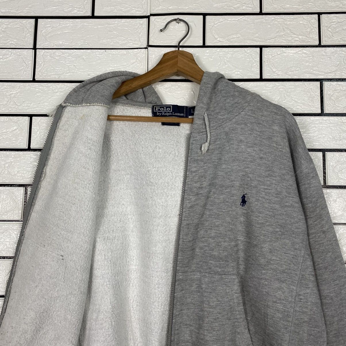 Polo Ralph Lauren Vintage Zipper Hoodie Jacket Polo Ralph Lauren Size US L / EU 52-54 / 3 - 14 Thumbnail