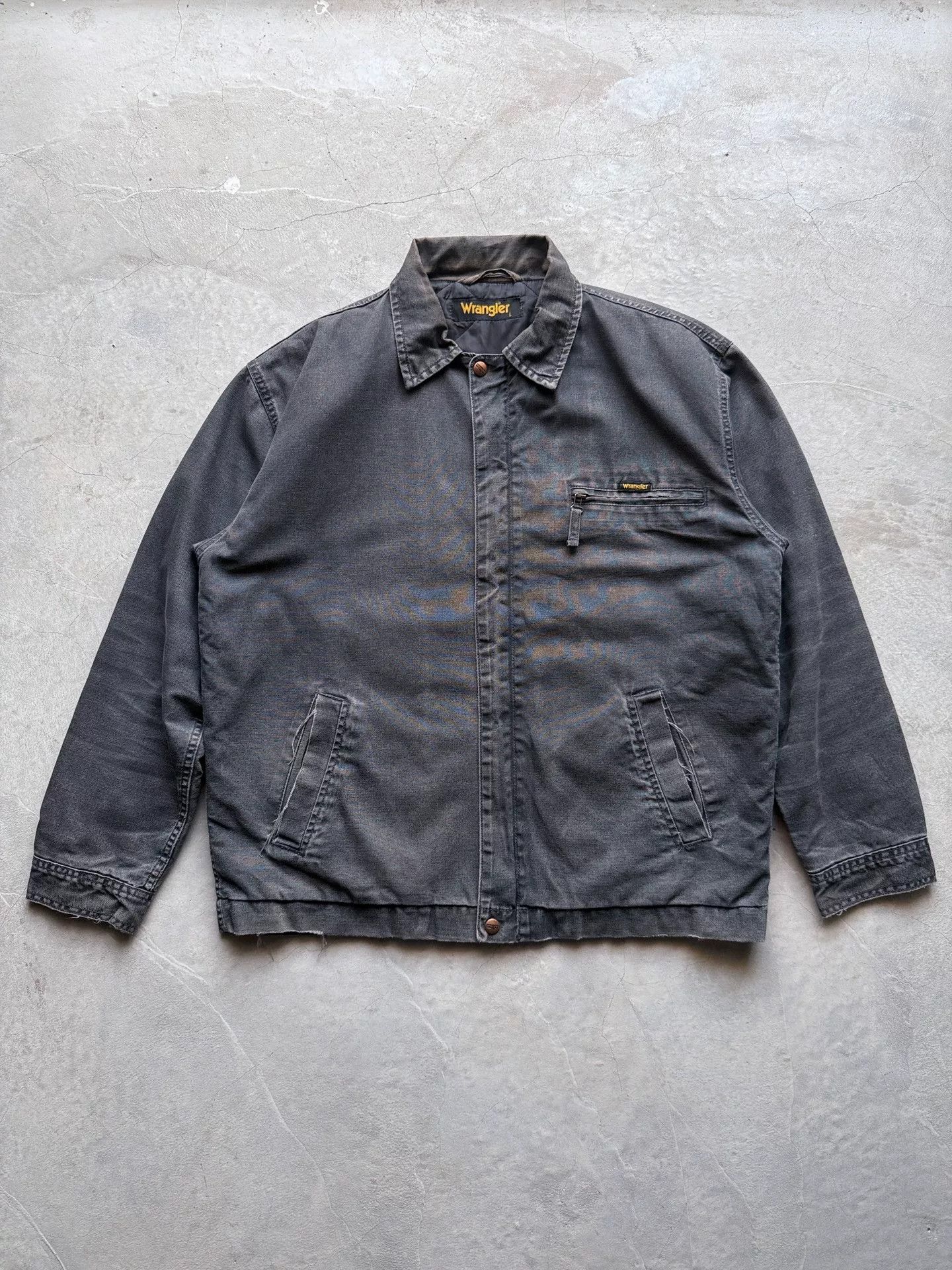Vintage Vintage 90s Wrangler Work Jacket Size US L / EU 52-54 / 3 - 1 Thumbnail