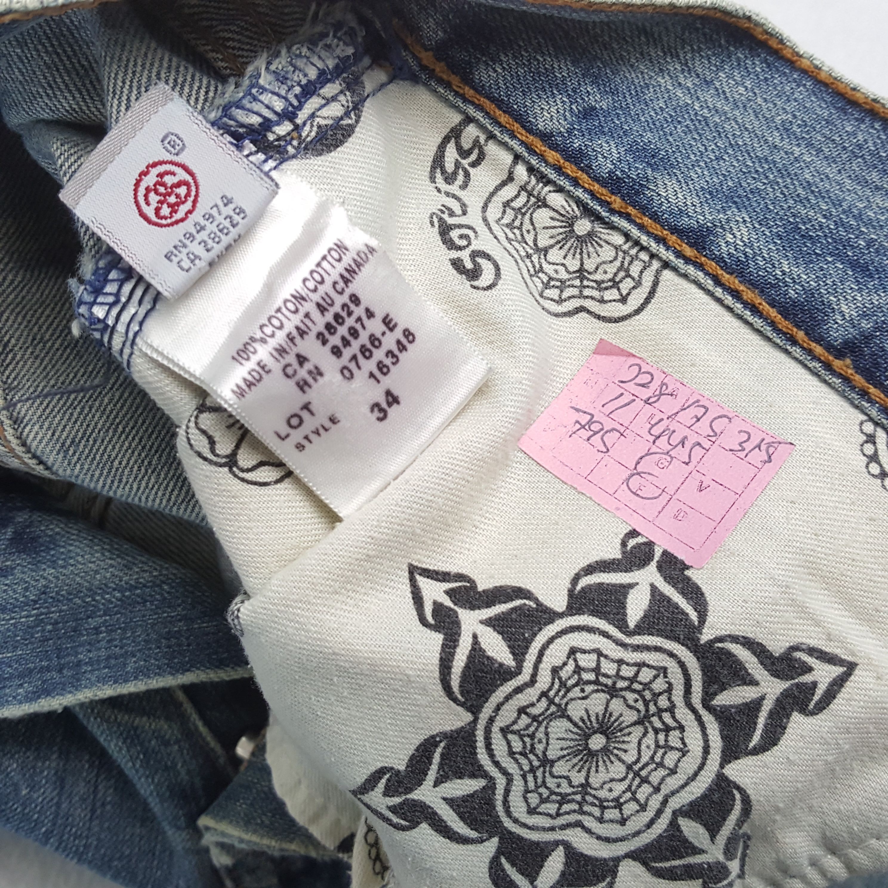 Stussy STUSSY Streetwear Skateboard Style Custom Art Jeans Size US 35 - 13 Thumbnail