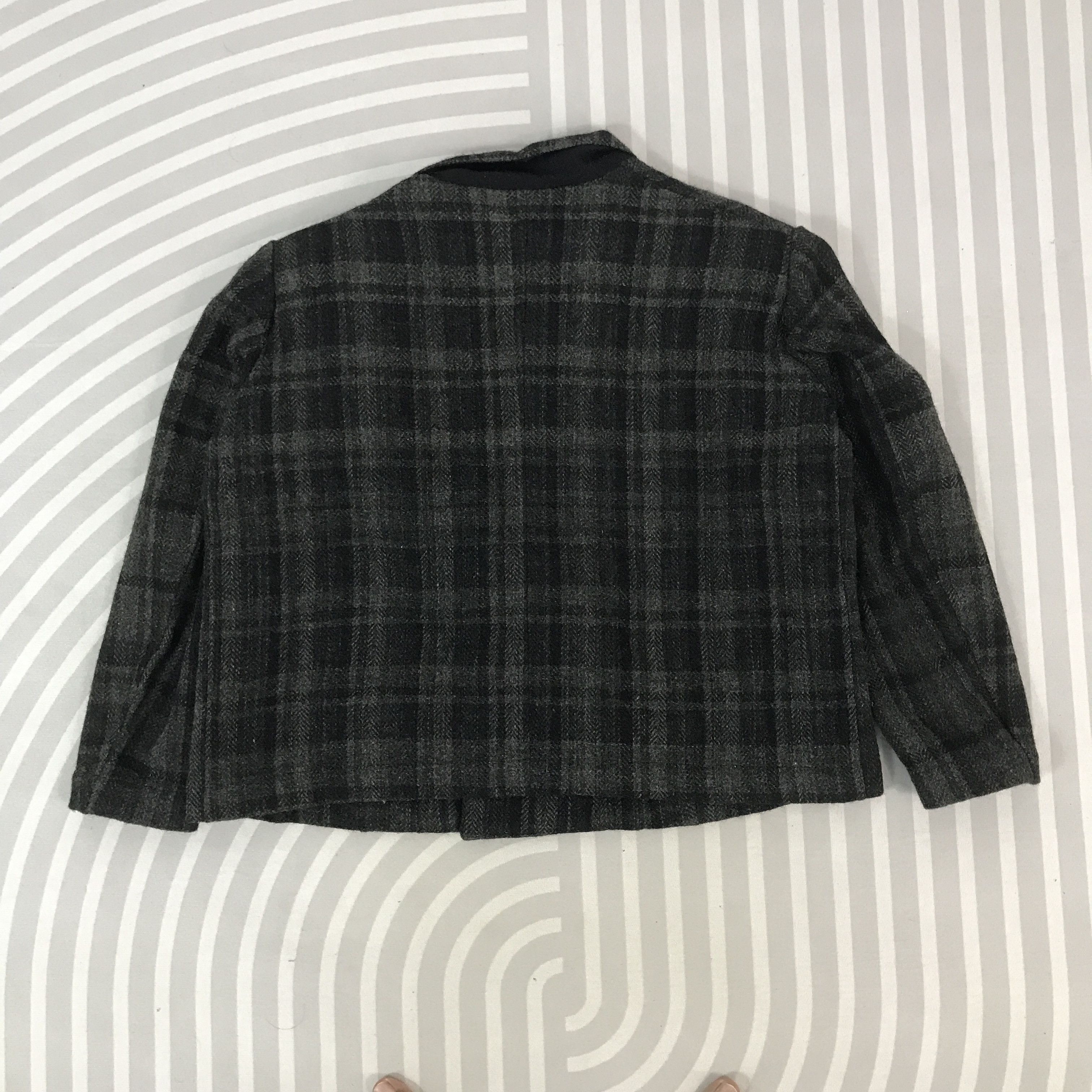 Y's Vintage 90s Y's By Yohji Yamamoto Wool oversized coat Jacket Size US M / EU 48-50 / 2 - 3 Thumbnail
