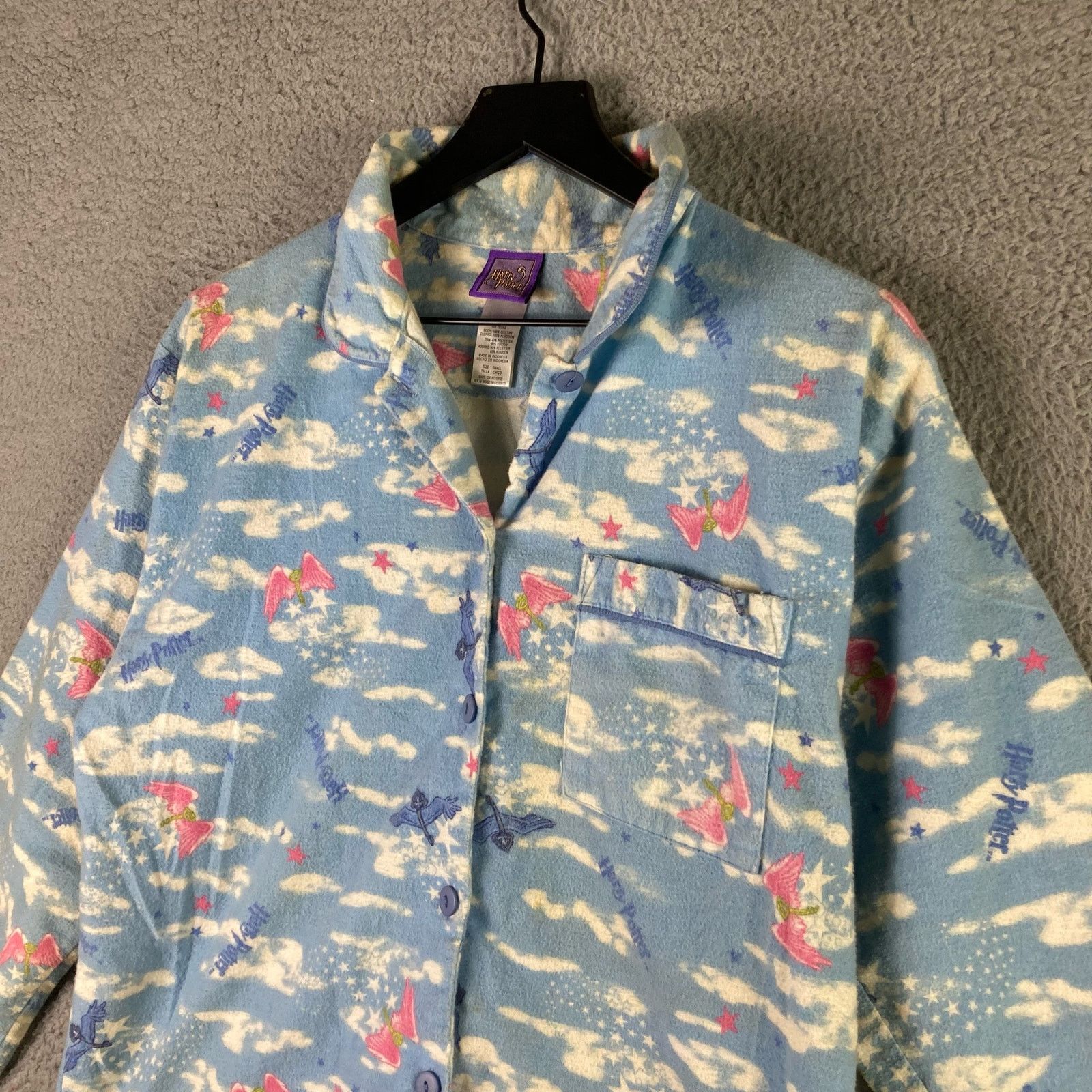 Vintage Harry Potter Vintage Pajama Shirt 2001 Womens Size Small Size S / US 4 / IT 40 - 9 Thumbnail