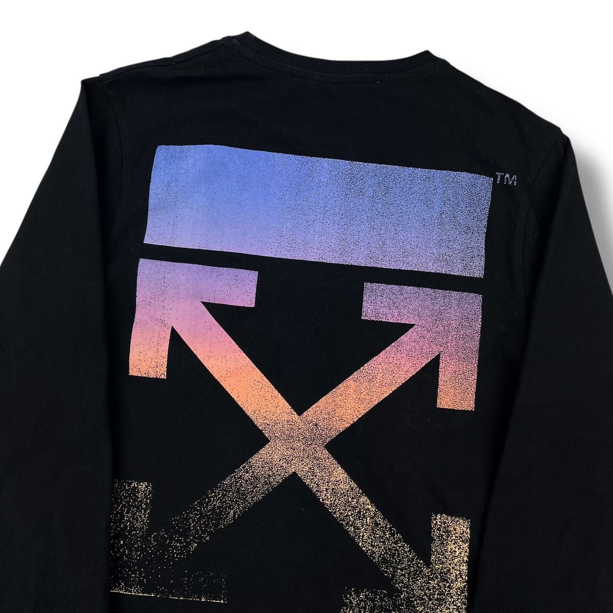 Off-White Off-White Degrade Arrows Black Long Sleeve T Shirt Size US S / EU 44-46 / 1 - 1 Thumbnail
