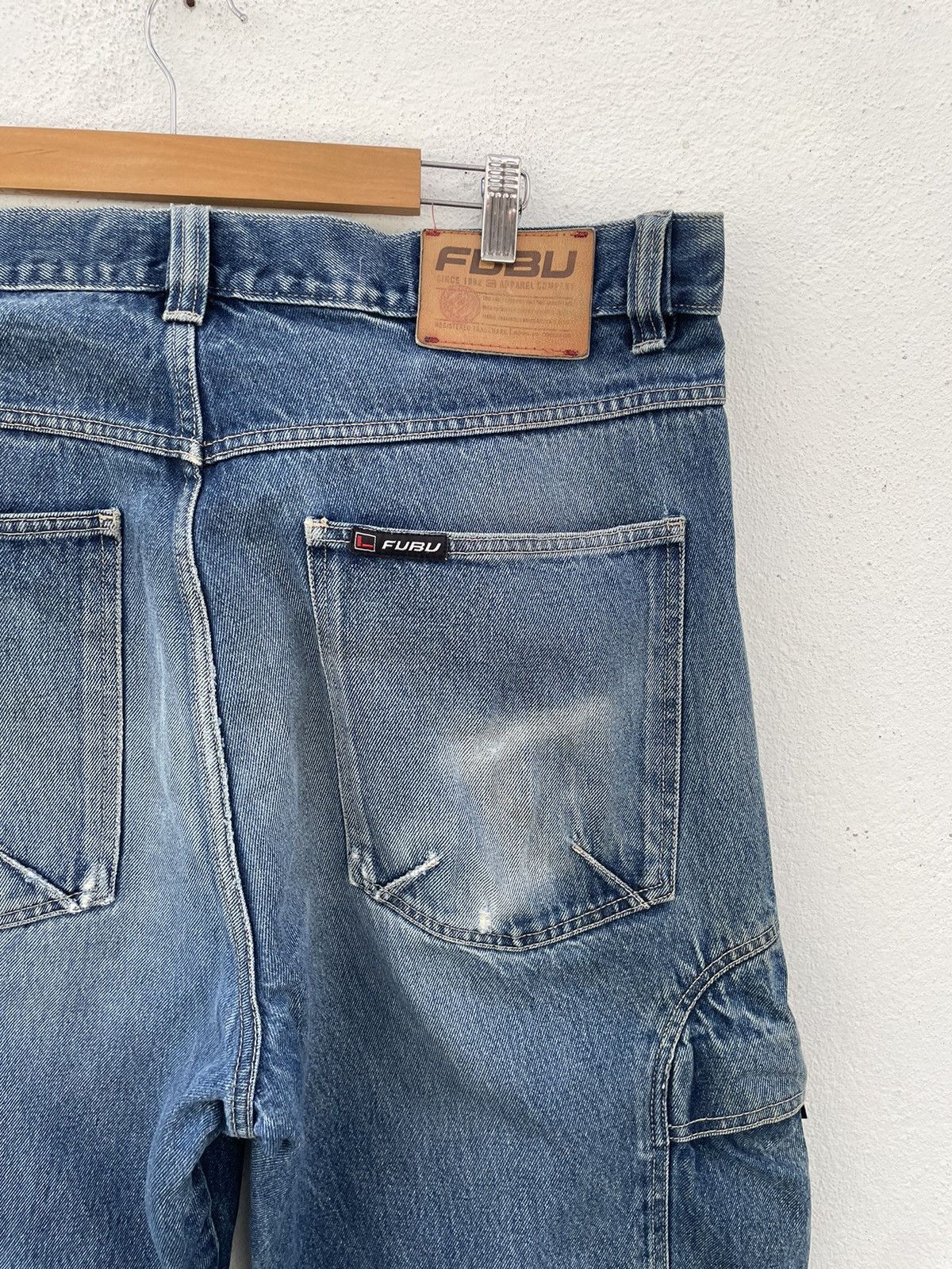 Fubu FUBU Side Pocket Baggy Jeans Size US 36 / EU 52 - 12 Thumbnail