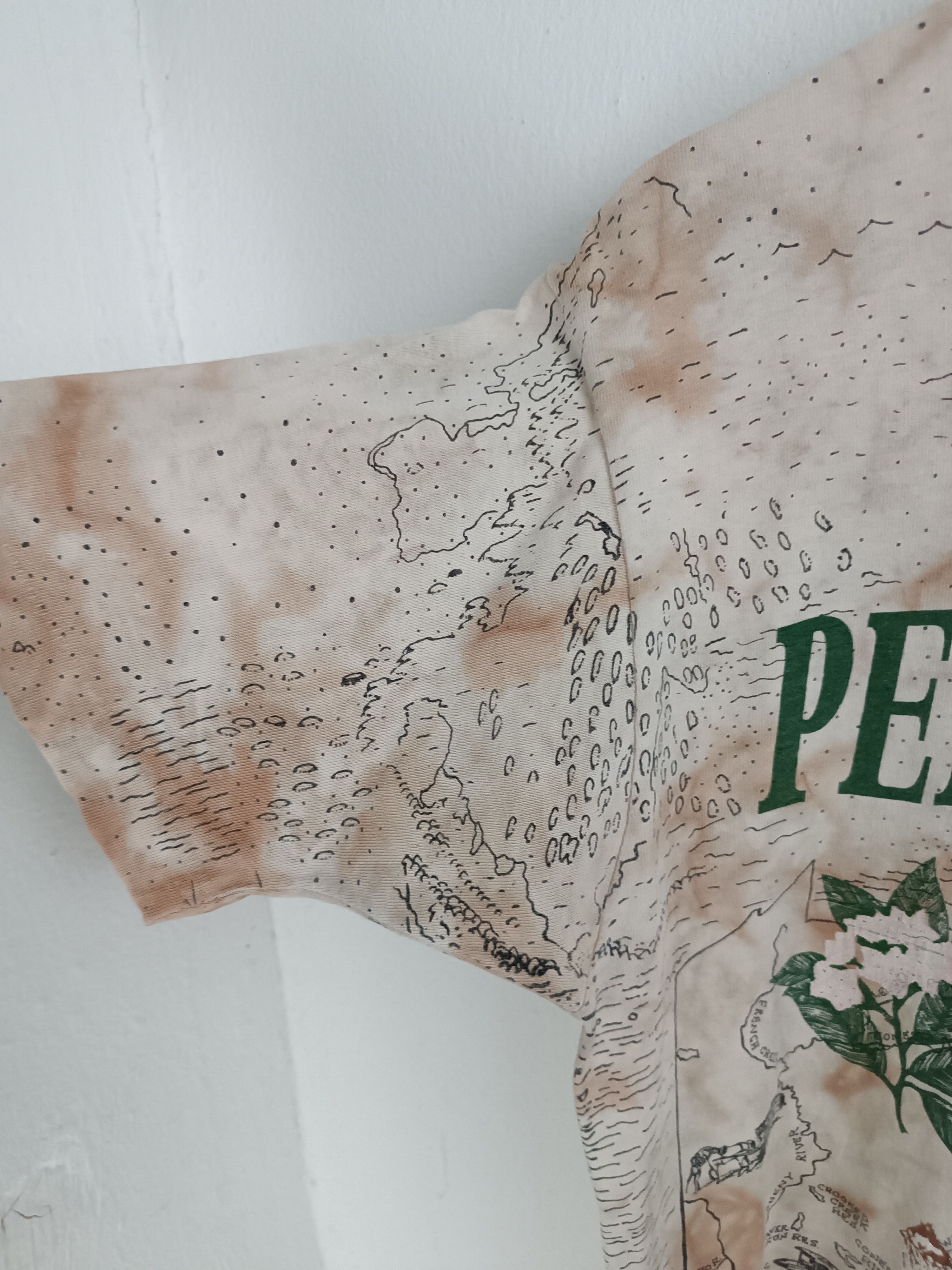 Vintage VINTAGE 90'S PENNSYLVANIA STATE AOP MAP TEE VERY RARE OVP Size US M / EU 48-50 / 2 - 16 Thumbnail