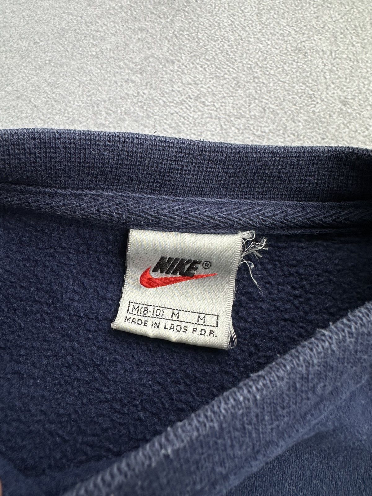 Nike × Vintage Vintage Nike Big Swoosh Woman Navy Sweatshirt Size M / US 6-8 / IT 42-44 - 5 Thumbnail