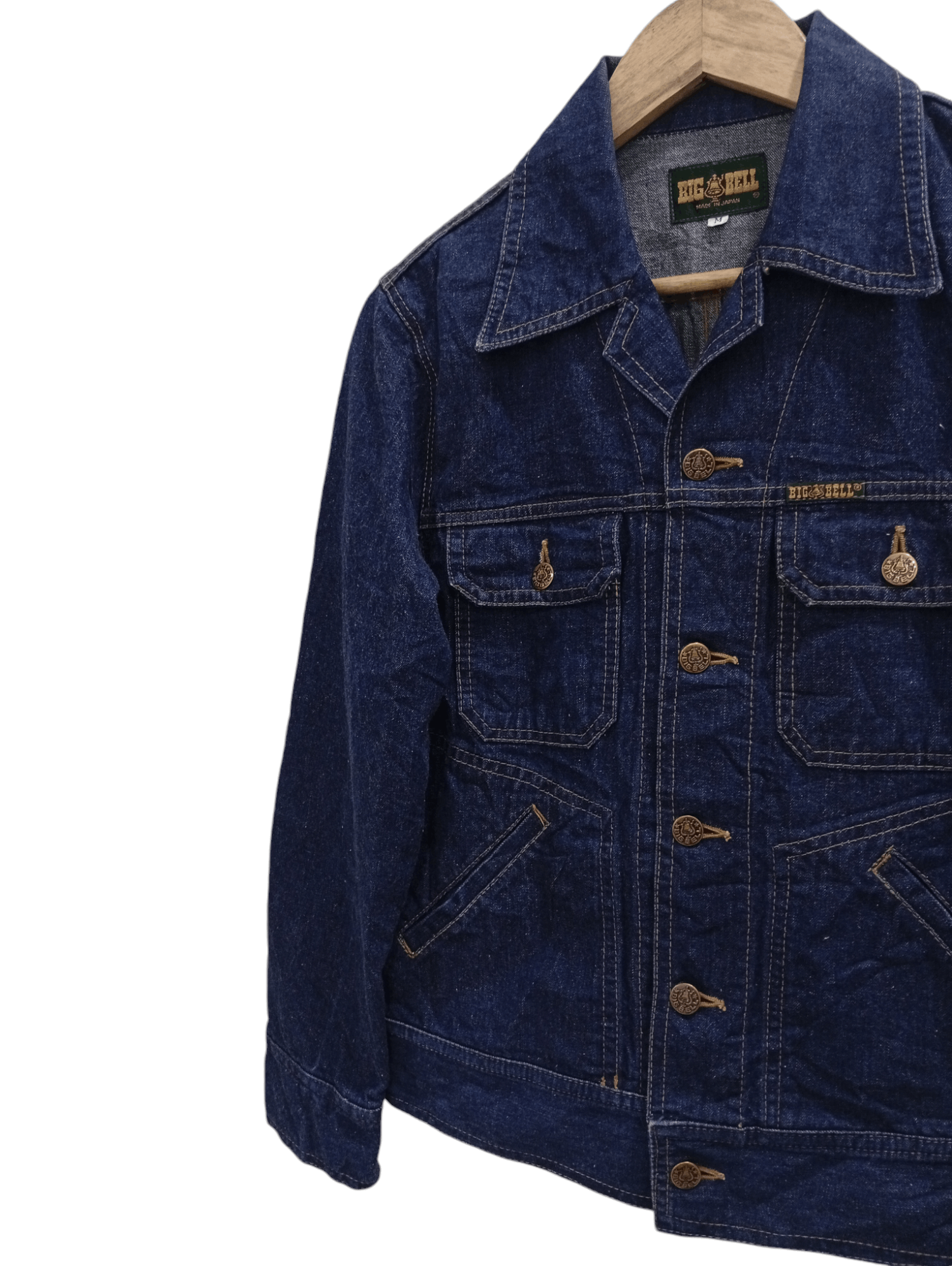 Japanese Brand × Vintage 🔥🔥Vintage Big Bell Denim Trucker Jacket Size US M / EU 48-50 / 2 - 14 Thumbnail