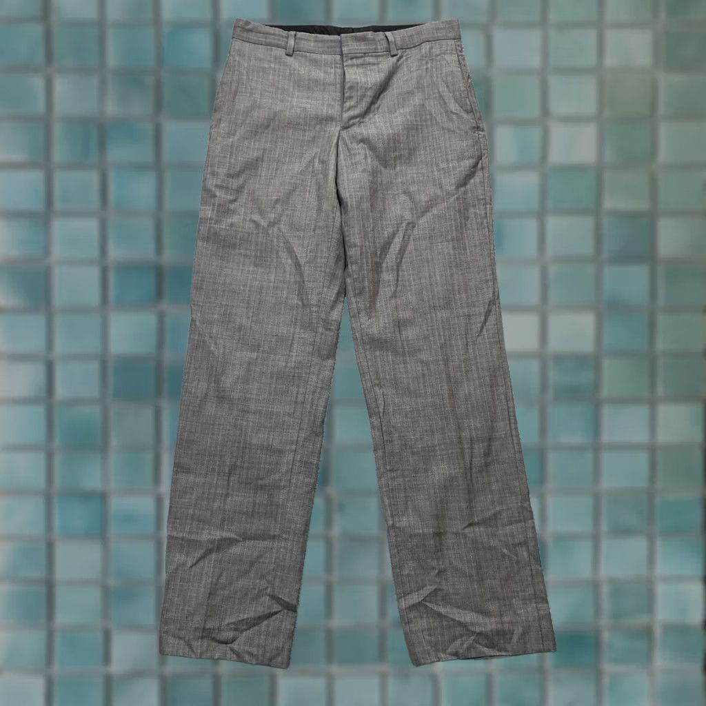 Banana Republic Banana Republic Gray Wool Blend Modern Fit Straight Leg Dress Pants Mens 30x32 Size US 32 / EU 48 - 1 Thumbnail