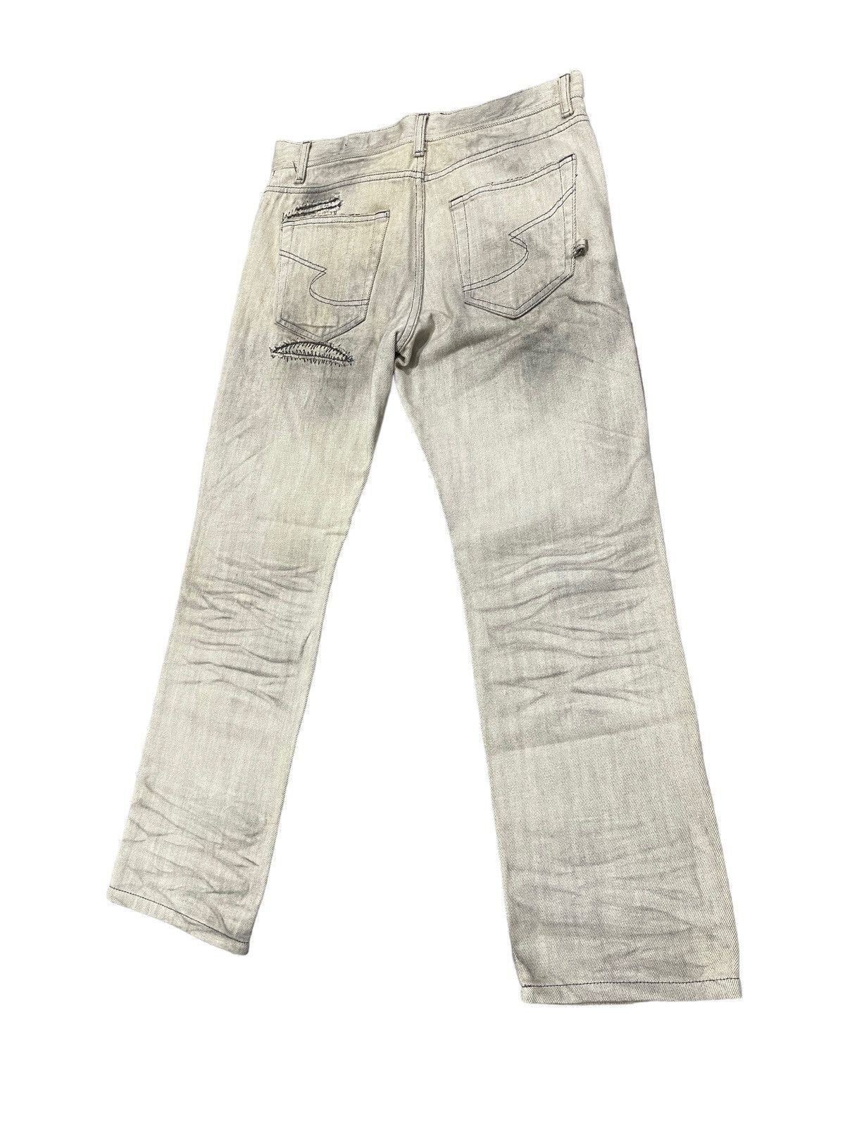 semanticdesign Vintage Semantic Design Style Flare Jeans ! Rare Design Size US 31 - 6 Thumbnail