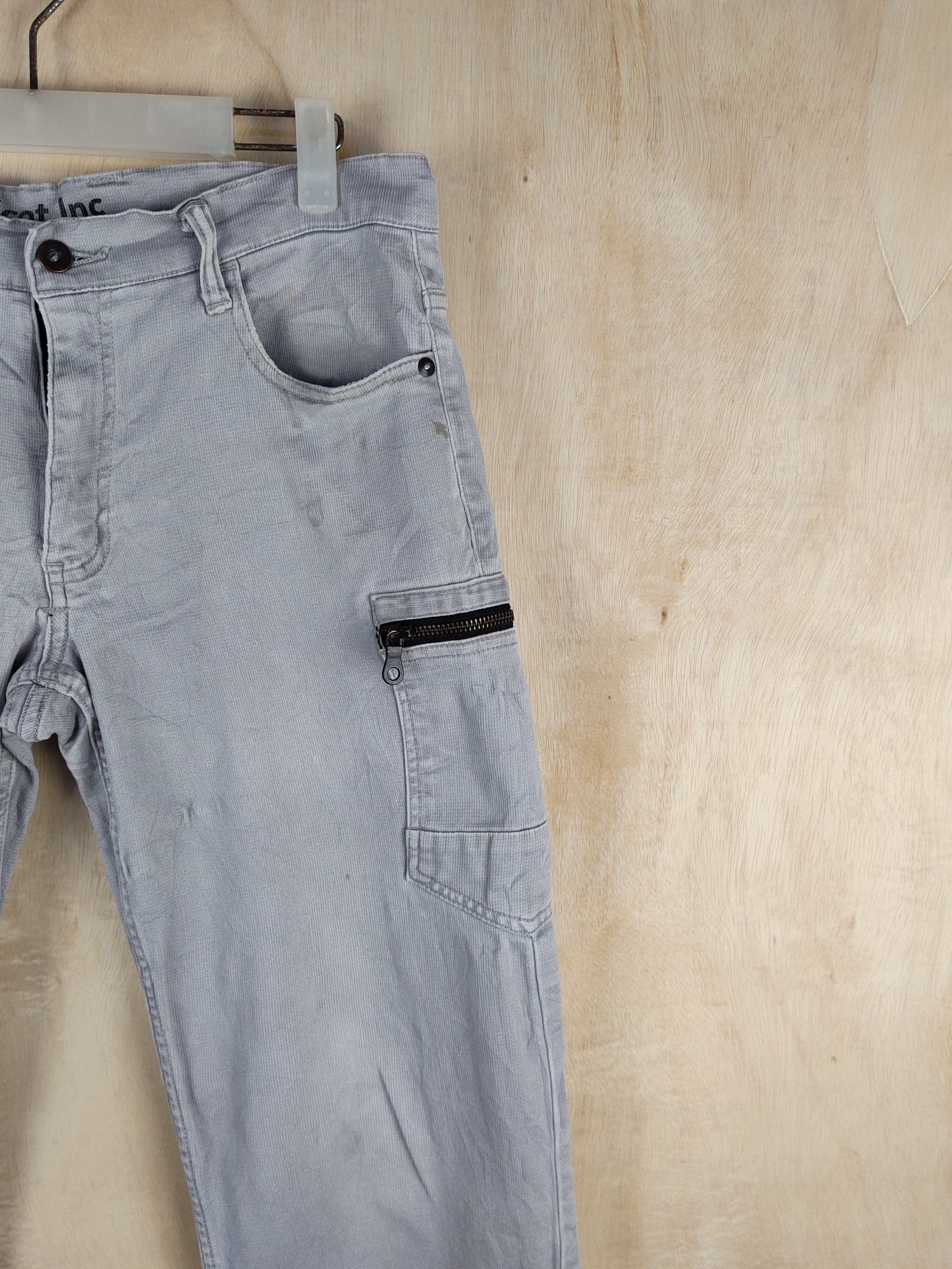 Japanese Brand Scot.inc Gray Distressed Ripped Jeans #S2438 Size US 31 - 5 Thumbnail