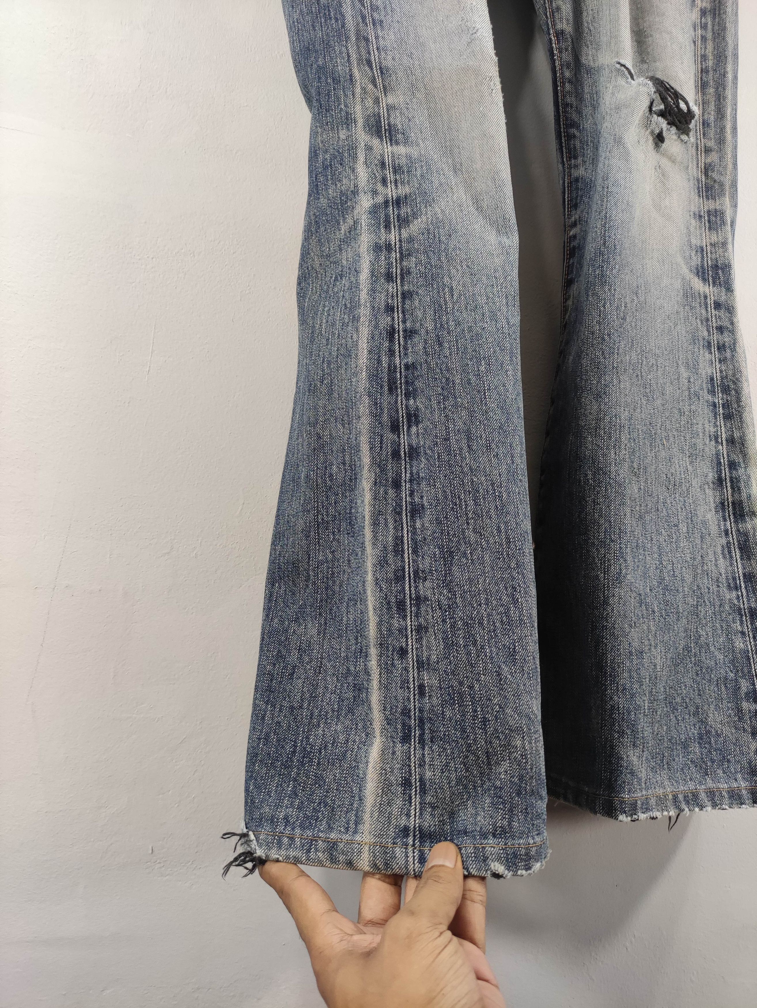 Edwin Vintage Edwin 503 Distressed Denim Jeans Flare Bootcut Size US 32 / EU 48 - 9 Thumbnail