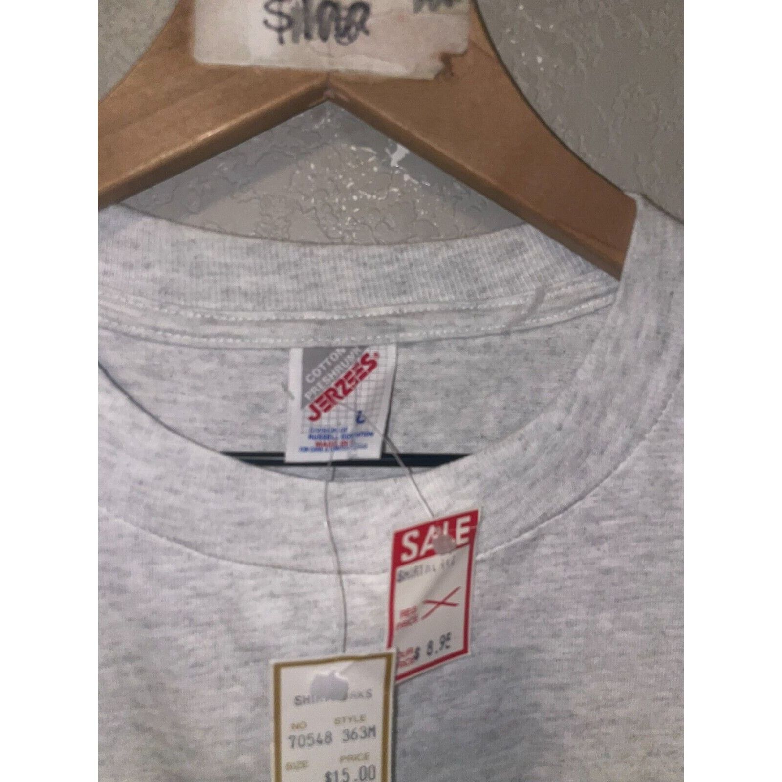 Jerzees Vintage Irish Beer Shirt More Football Gray Tee VTG 90s L Size US L / EU 52-54 / 3 - 6 Thumbnail