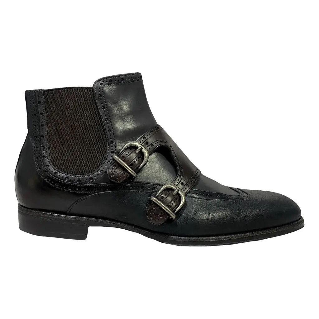 Dolce & Gabbana o1y0125 Ankle Boots in Black Size US 9 / EU 42 - 1 Thumbnail