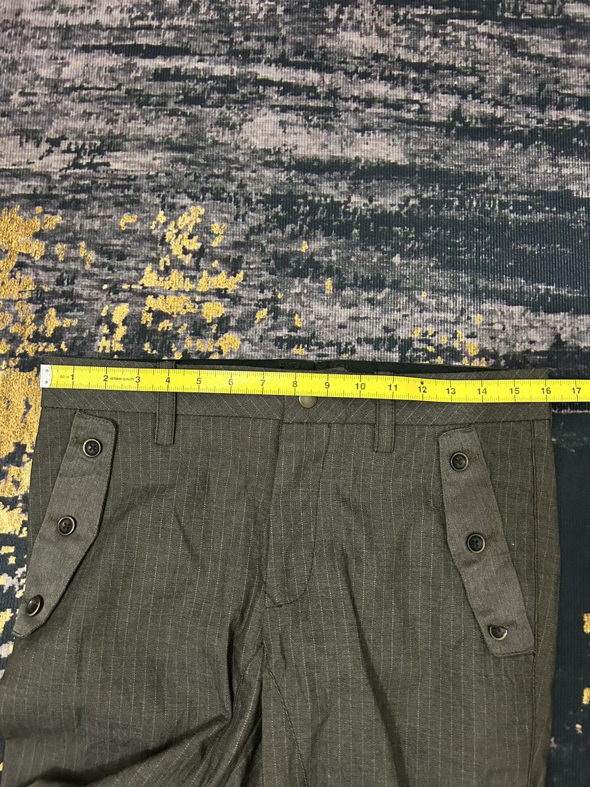 Tete Homme Herringbone Tete Homme Issey Miyake Bottom Button Pants Size US 32 / EU 48 - 19 Thumbnail