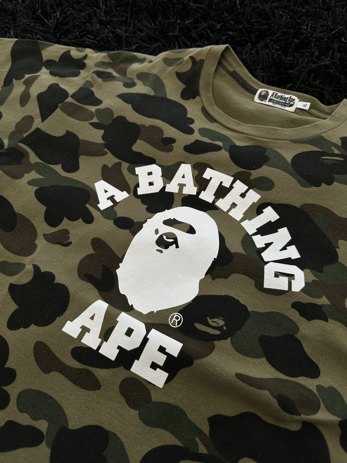 Bape 1st Camo College Tee Size US XL / EU 56 / 4 - 2 Thumbnail