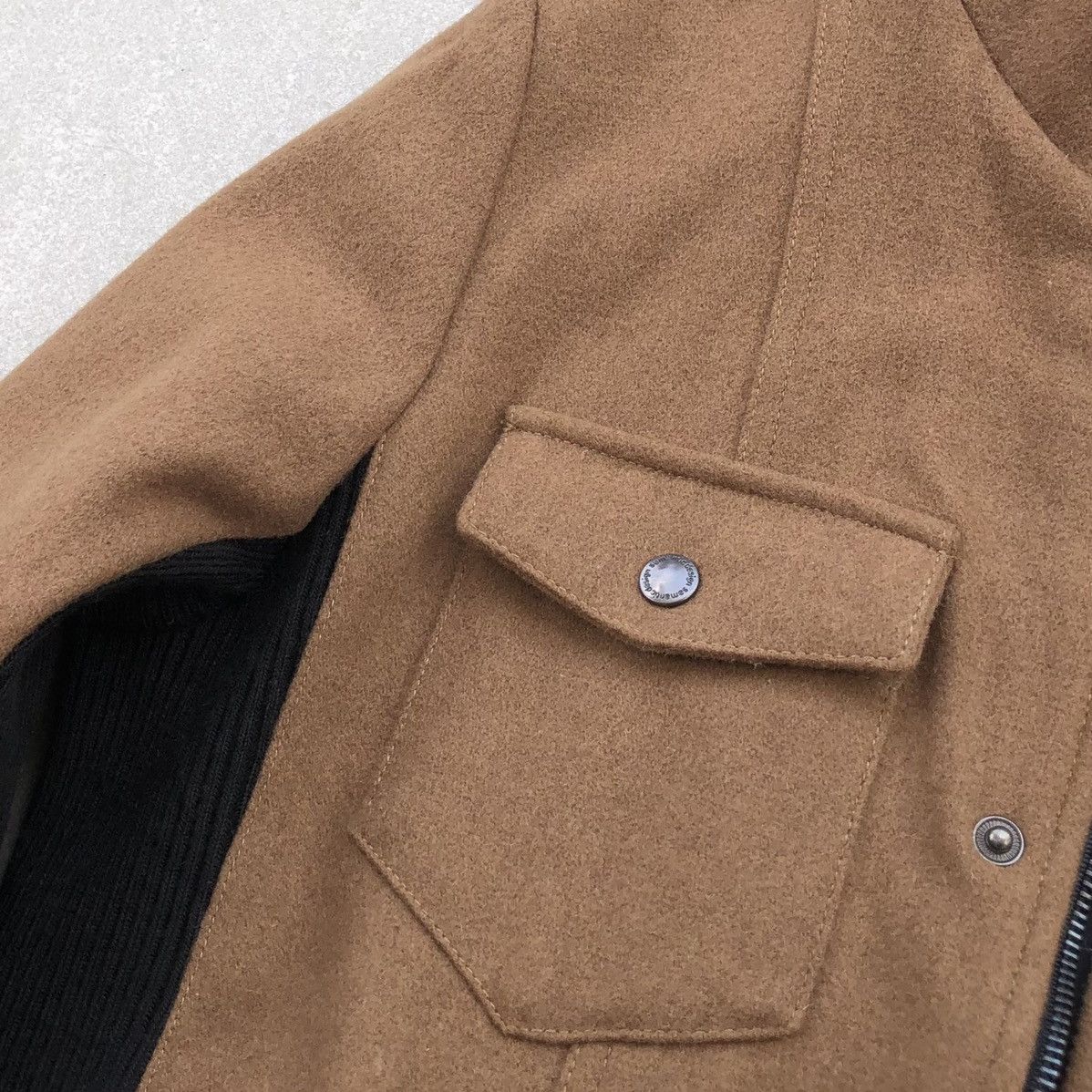 semanticdesign Japanese Brand Semantic Design Black Rip Wool Jacket Size US M / EU 48-50 / 2 - 4 Thumbnail