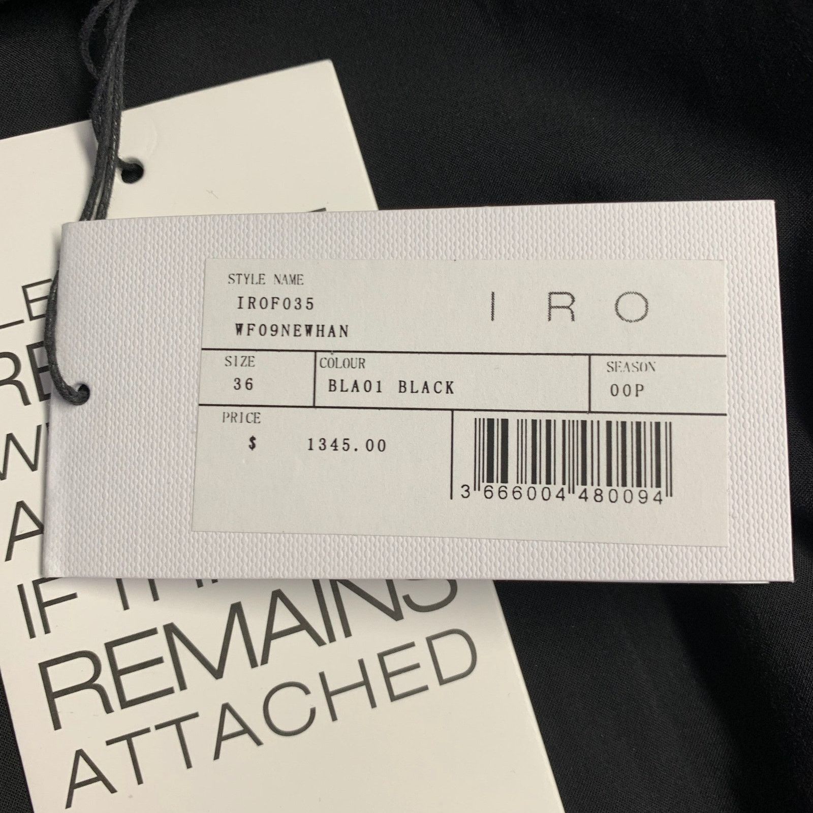Iro IRO 2022 Size 0 Black Lambskin Leather Biker Jacket Size XS / US 0-2 / IT 36-38 - 5 Thumbnail