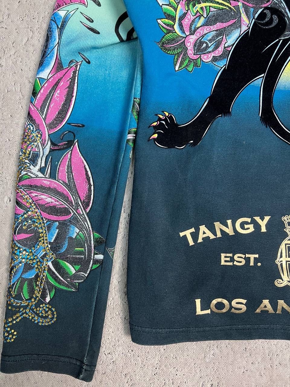 Ed Hardy × Vintage Vintage Ed Hardy Hoodie love kill slowly skull panther Y2K Size US L / EU 52-54 / 3 - 10 Thumbnail