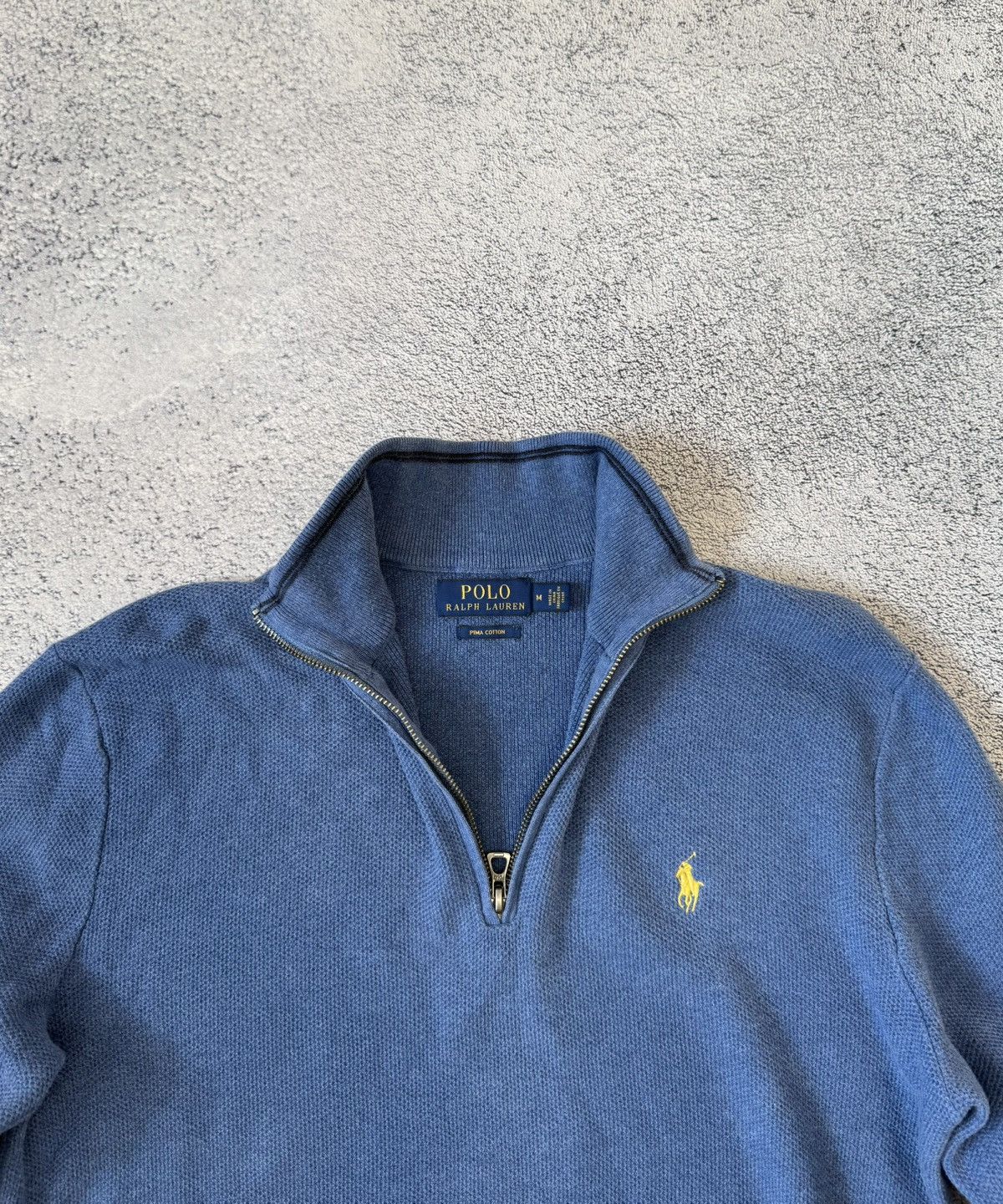 Polo Ralph Lauren Polo Ralph Lauren Sweater 1/4 Zip Knit Pullover Cotton Men M Size US M / EU 48-50 / 2 - 6 Thumbnail